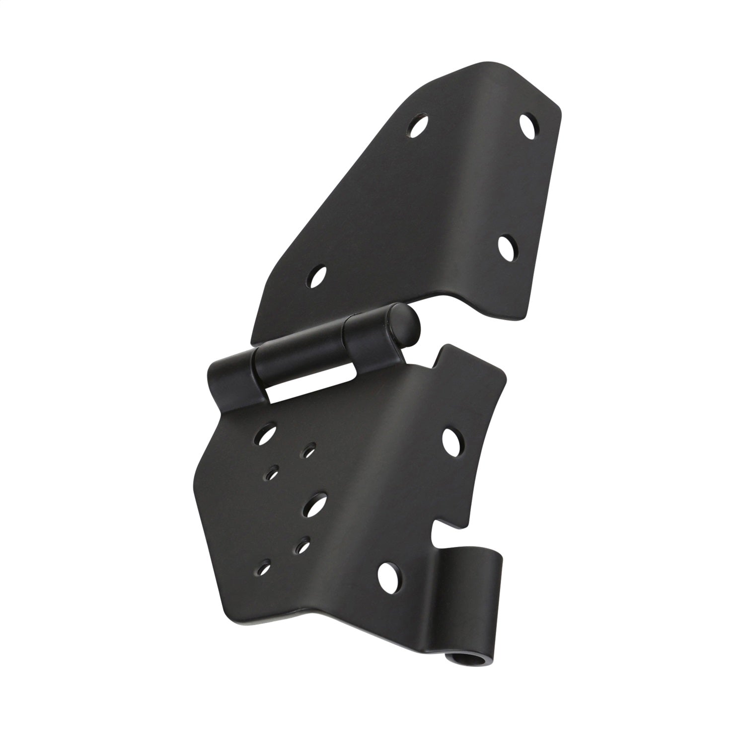 Windshield Hinge; Pair; Black; No Drill Installation; Smittybilt 7603