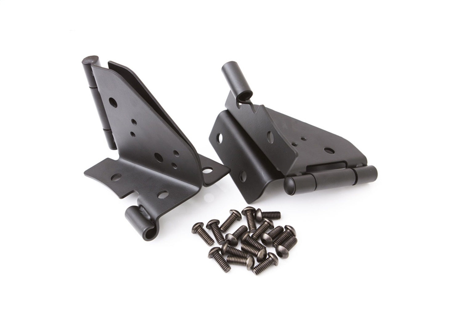 Rampage 7603 Windshield Hinge; Black; Pair; Rampage 7603