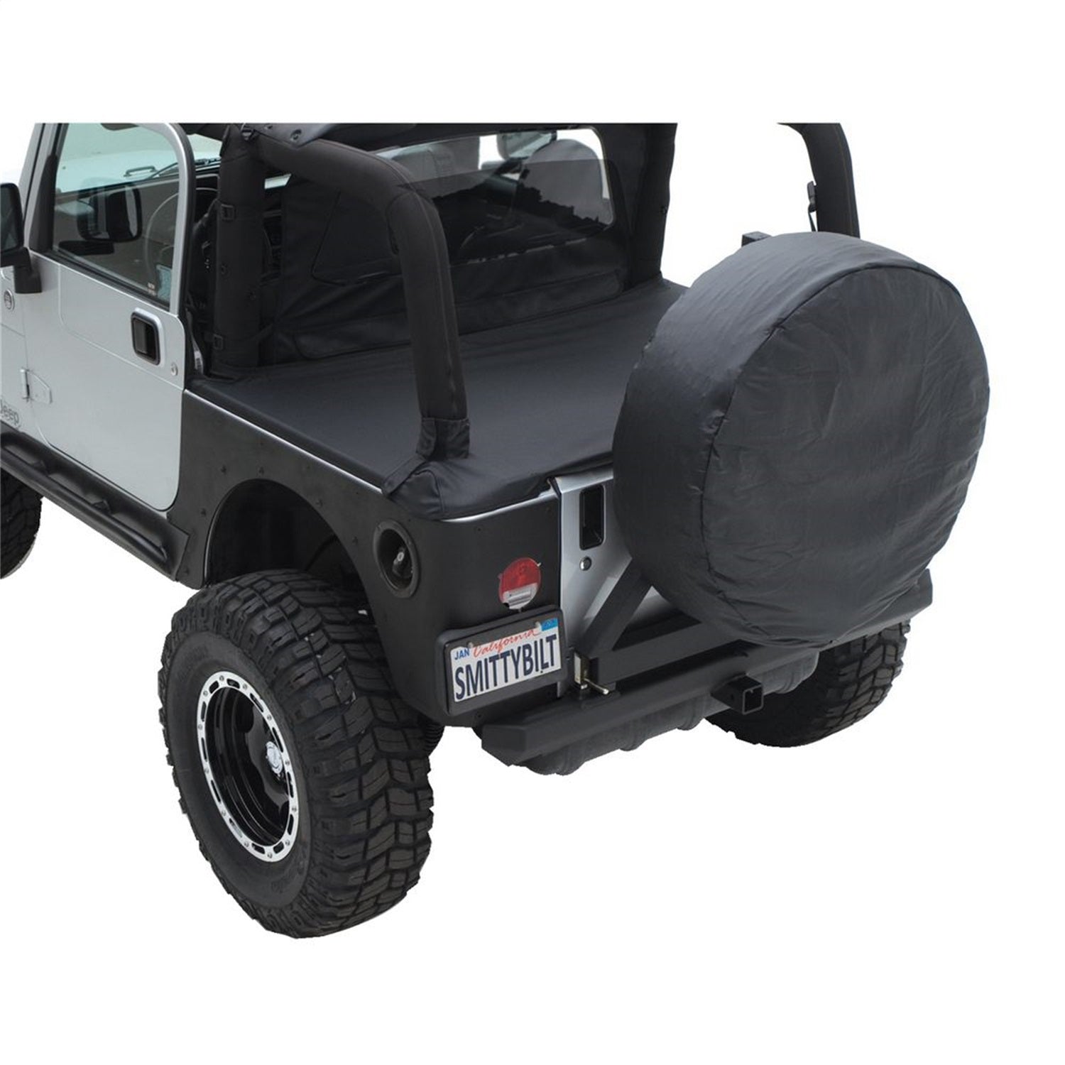 Tonneau Cover; Black Denim; Factory Soft Top; Smittybilt 761015