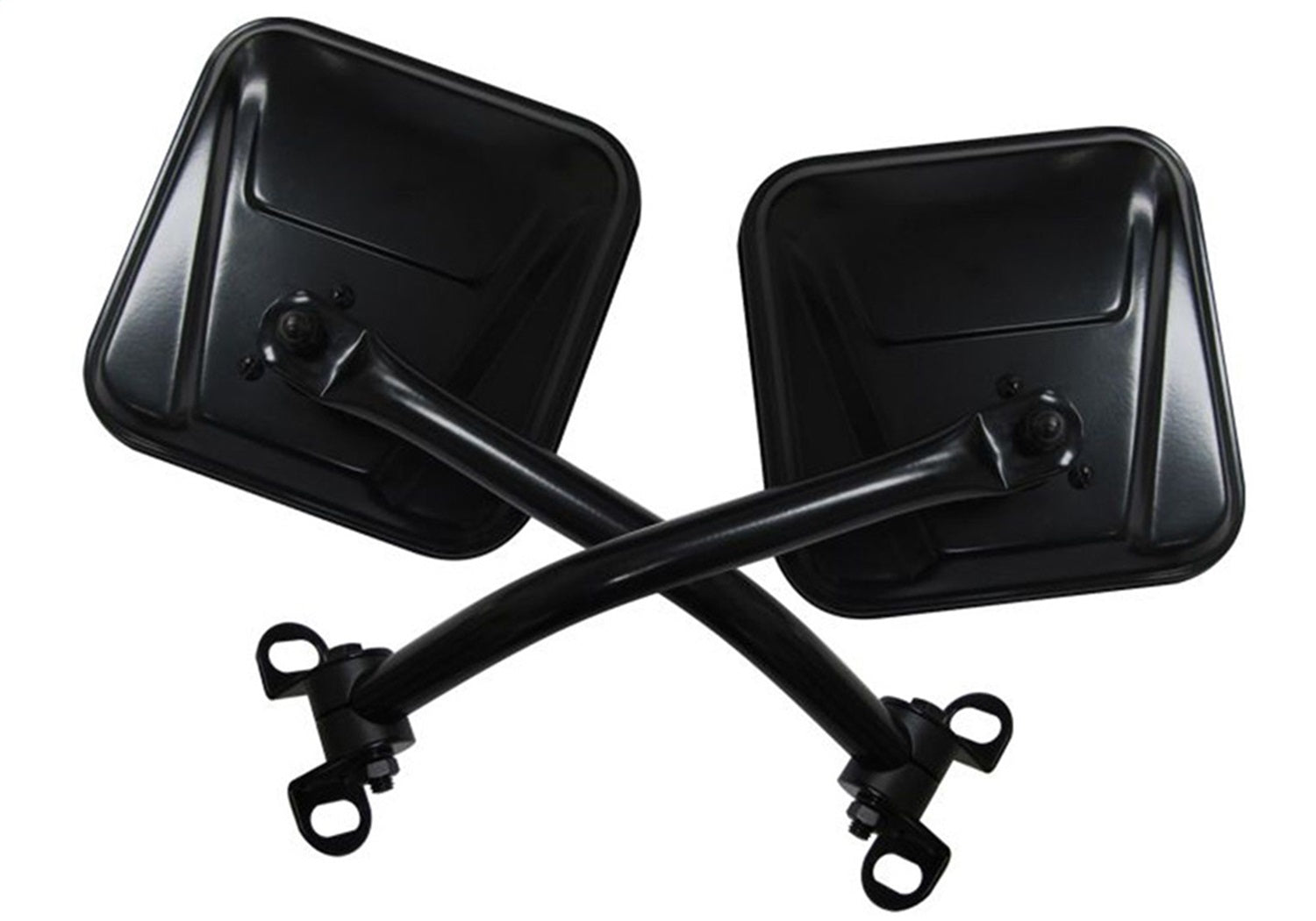 Rampage 7618 Side Mirror Kit; Black; Pair; Rampage 7618