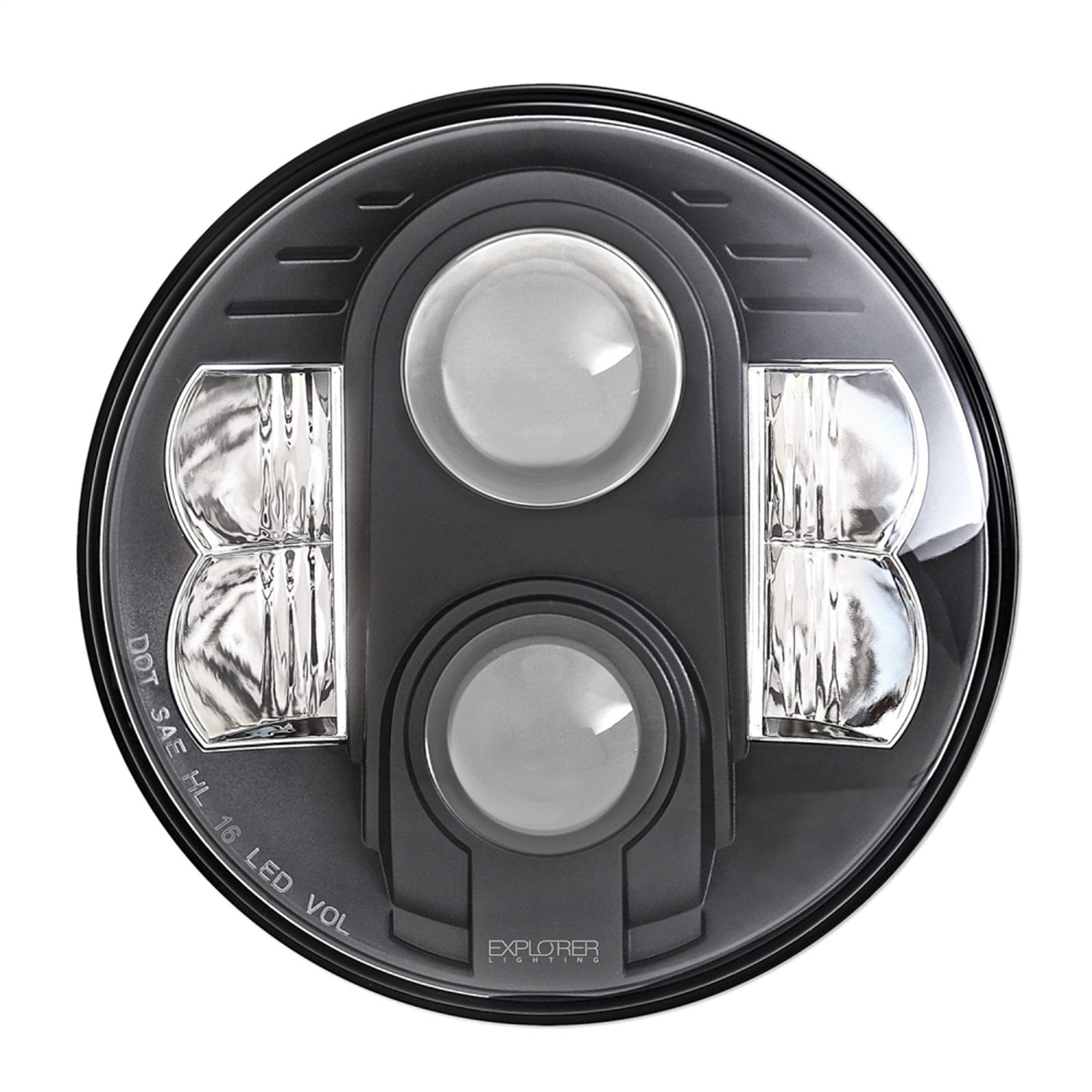 Pro Comp Suspension 76402P LED Headlight; Pair; Round; 7 in.; Pro Comp Suspension 76402P