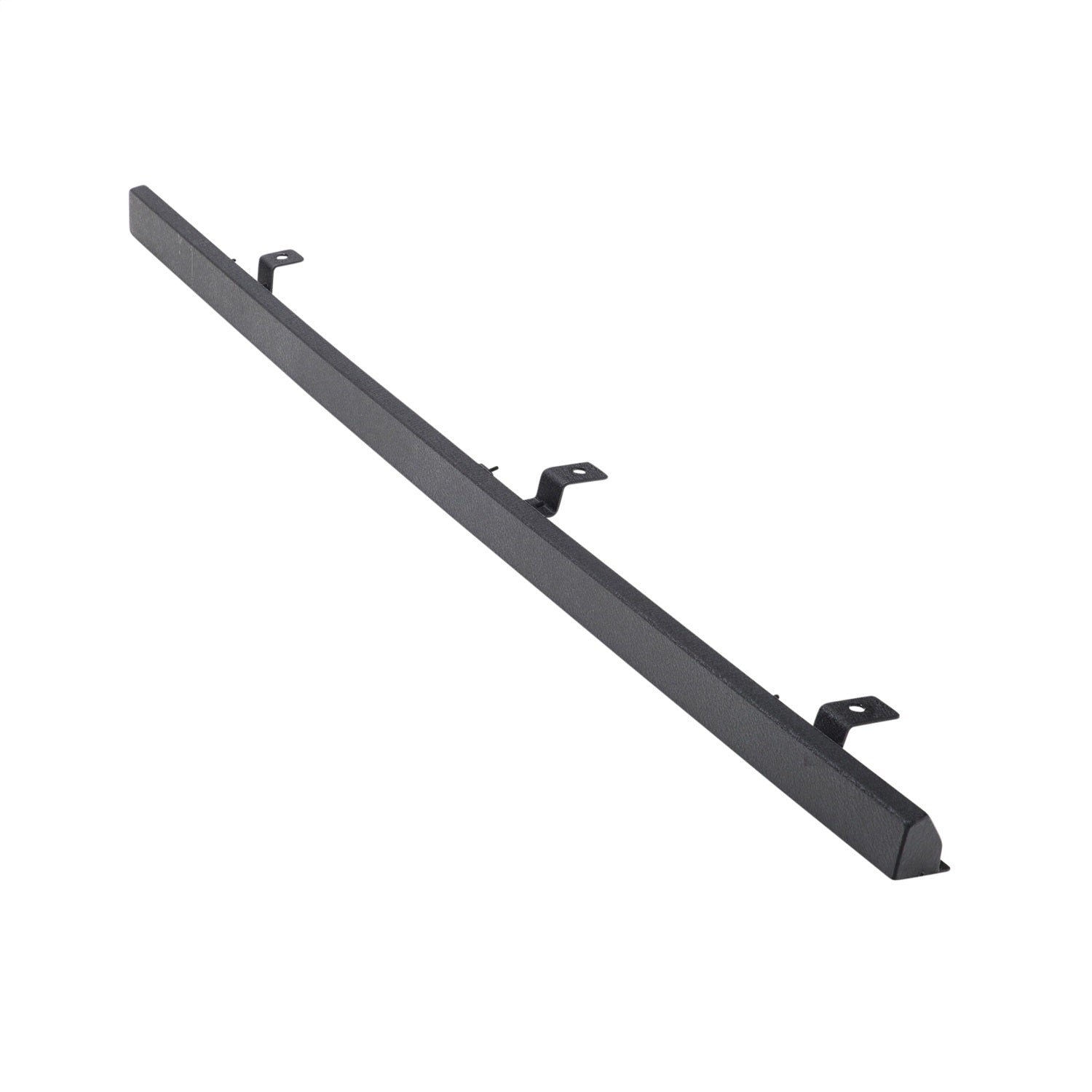 SRC Classic Rock Rails; Black Textured; No Drill Installation; Smittybilt 76636