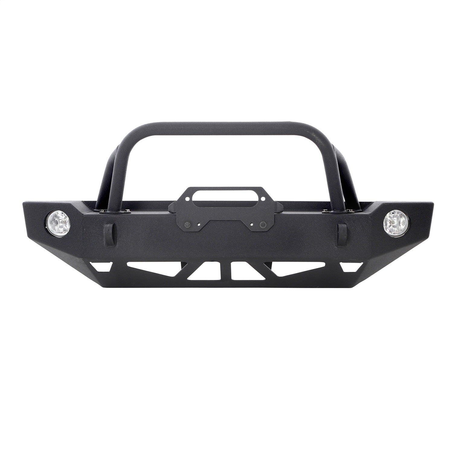 SRC Carbine Front Bumper; Carbine; Mid Width Design; Incl. Removable Bull Bar; Smittybilt 76744
