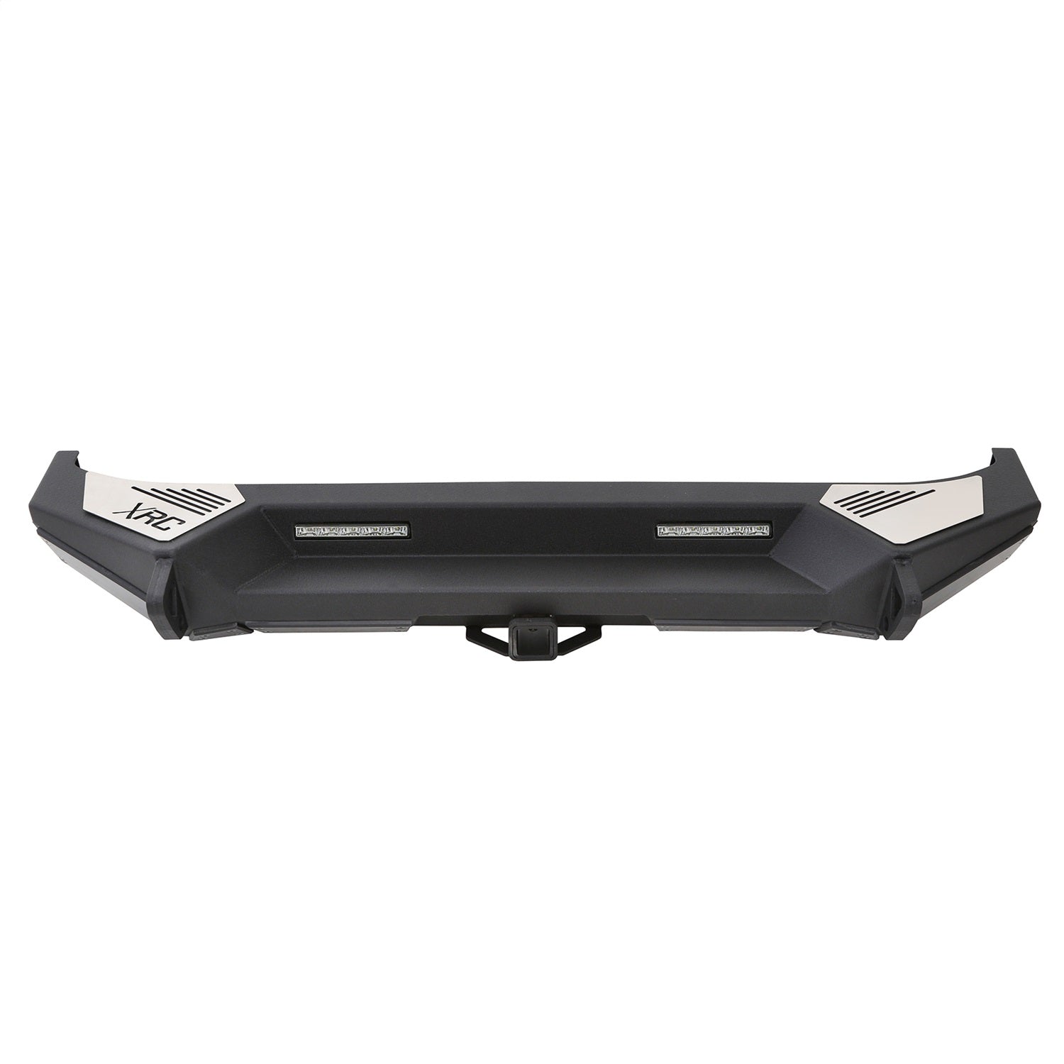 XRC GEN 2 Rear Bumper; Textured Black; Incl. Roto Pax® Gas Can Holder; Smittybilt 76858