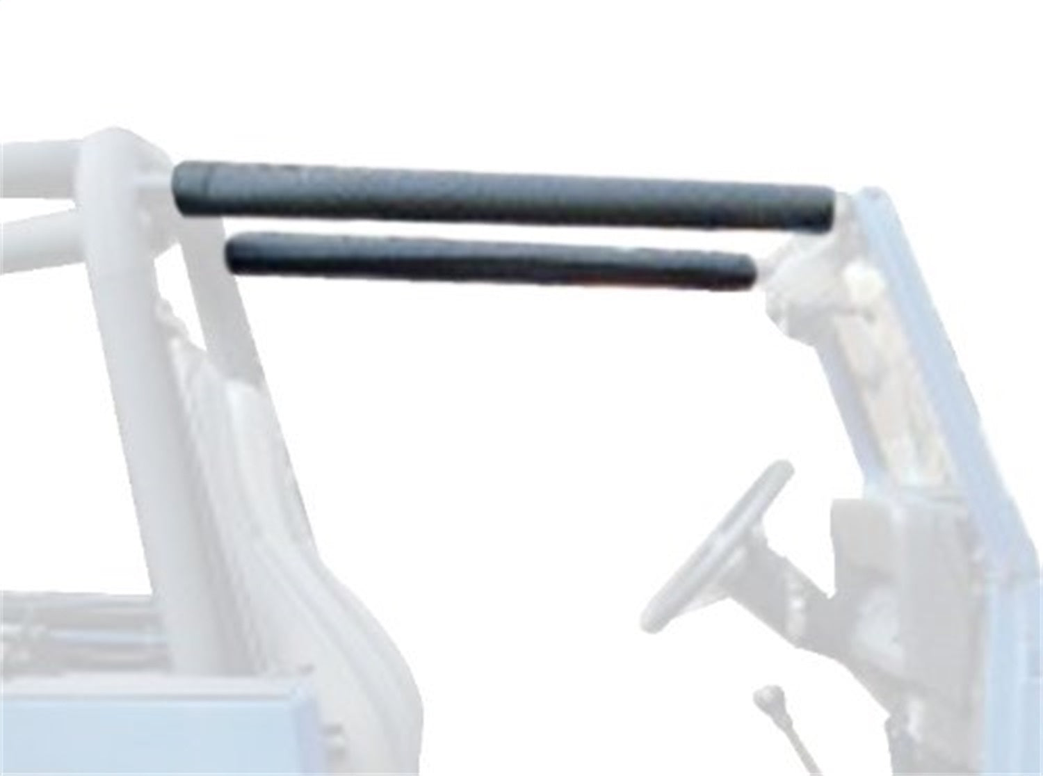 Rampage 769115 Roll Bar Padding Kit; Black Denim; Pair; For Window Braces; Rampage 769115