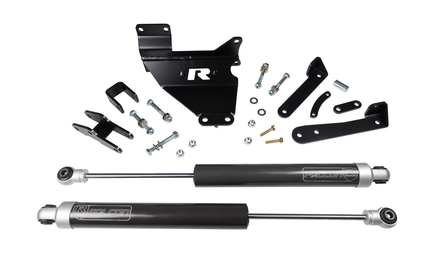 ReadyLift 77-13210 Dual Steering Stabilizer with Falcon ReadyLift 77-13210