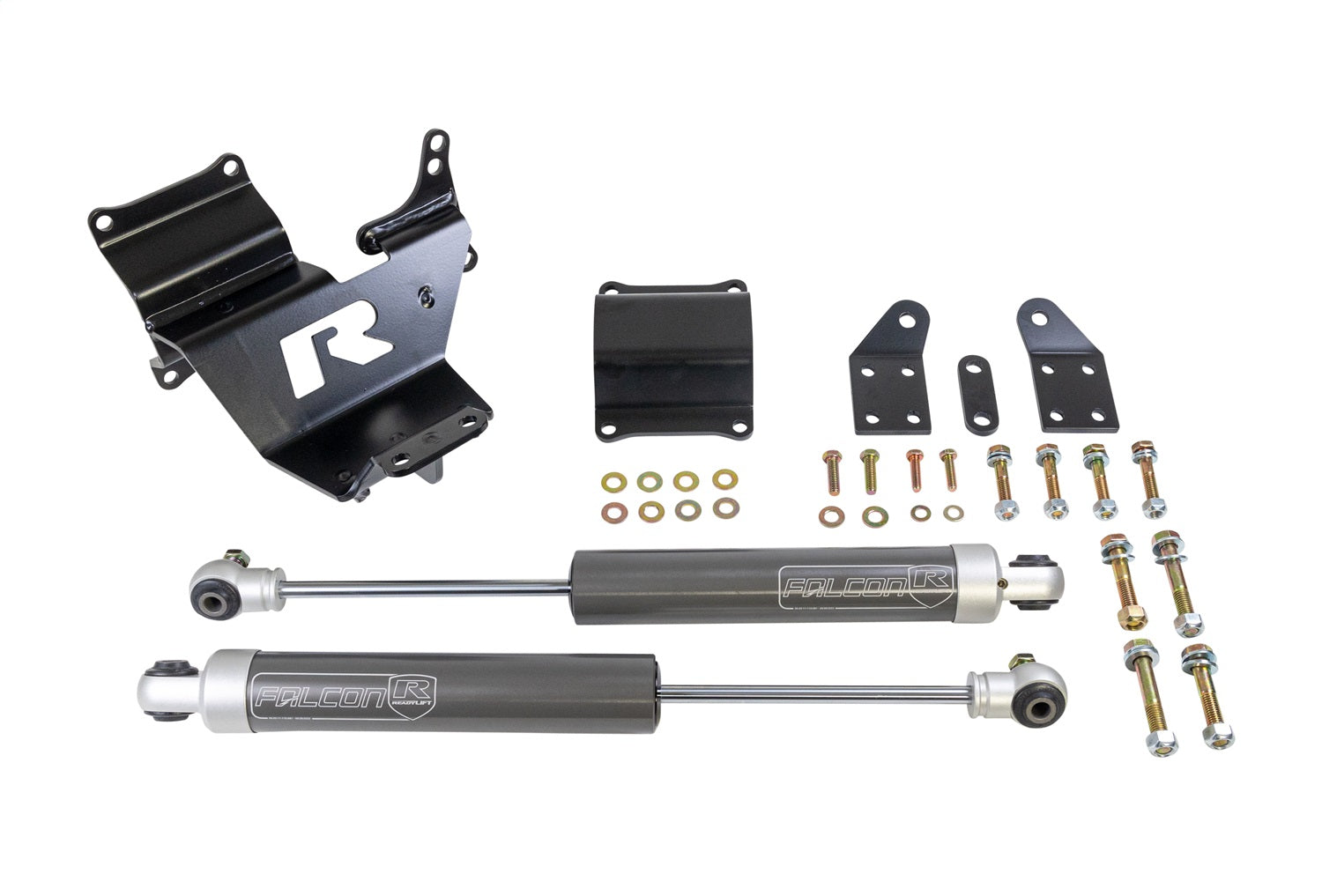 ReadyLift 77-23200 Dual Steering Stabilizer with Falcons ReadyLift 77-23200