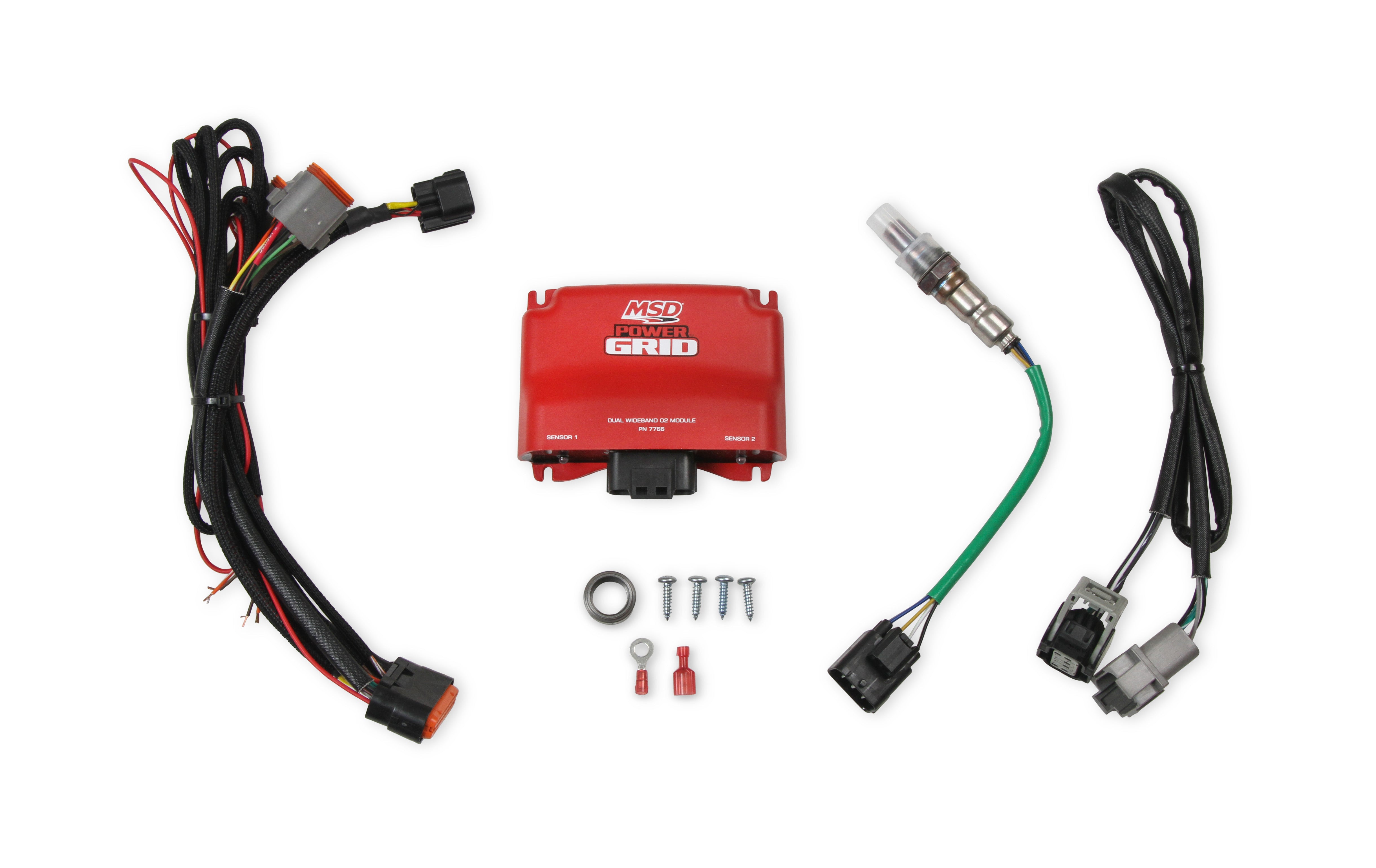MSD 7766 Power Grid Wide Band O2 Kit (NTK) MSD 7766