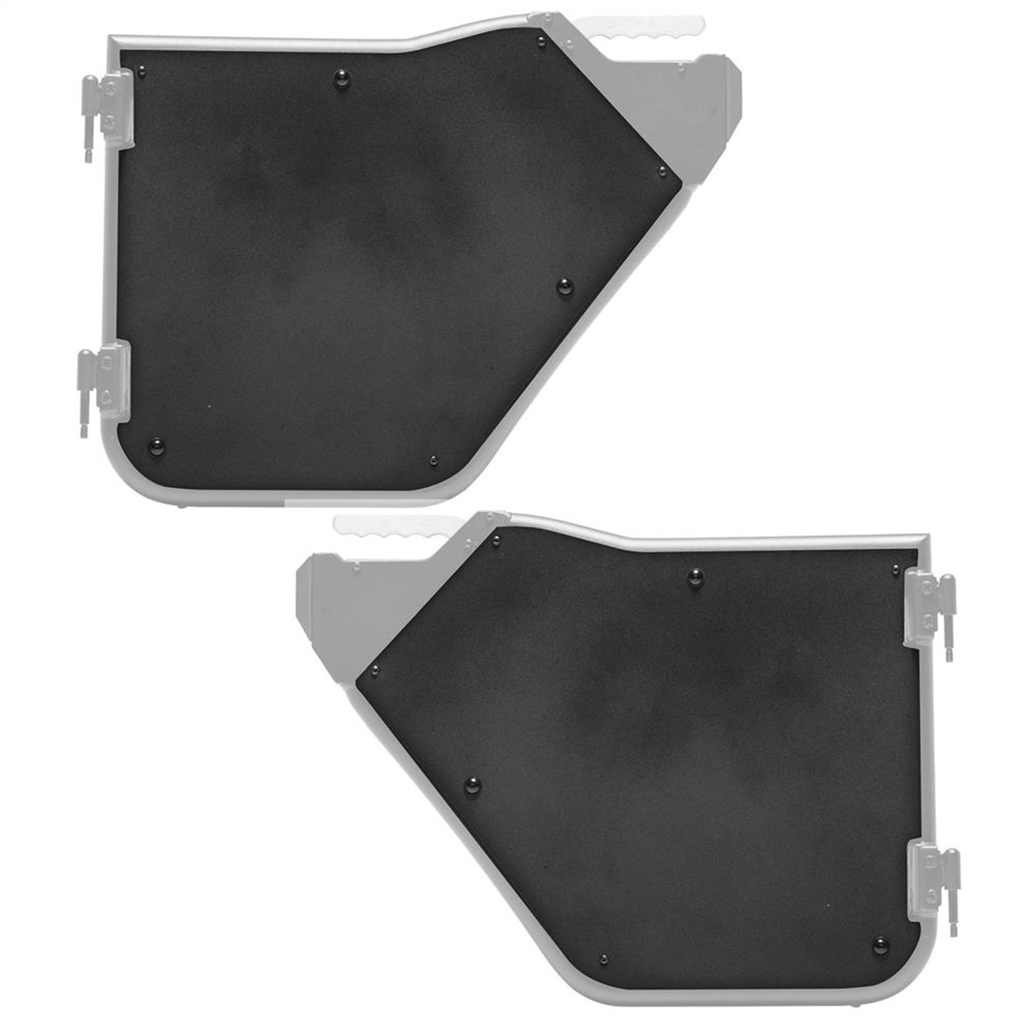 Tube Door; Pair; Rear; Skin; Smittybilt 77797