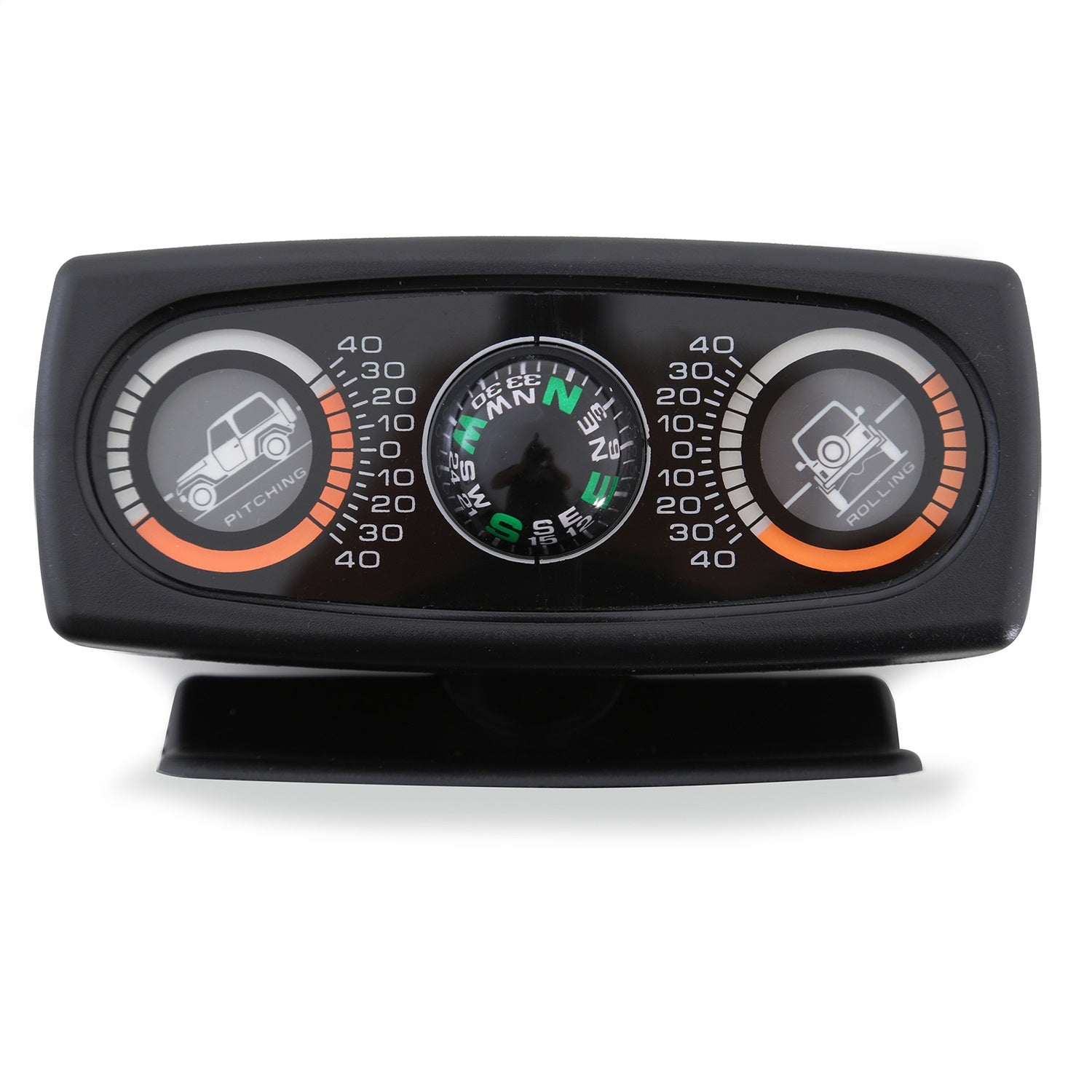 Clinometer 2 Jeep Graphic; No Drilling Installation; Smittybilt 791006