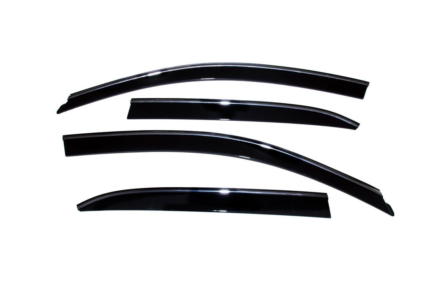 Auto Ventshade AVS 794010 Ventvisor® Low Profile Deflector 4 pc.; Smoke w/Chrome Trim; Auto Ventshade AVS 794010