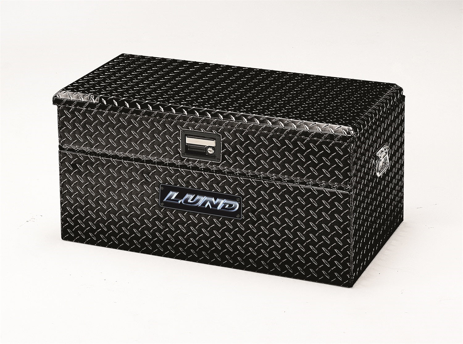 Lund 79440 Aluminum Storage Box; L 40.75 in. x W 20.5 in. x H 18.5 in.; Flush Mount; Black; Lund 79440