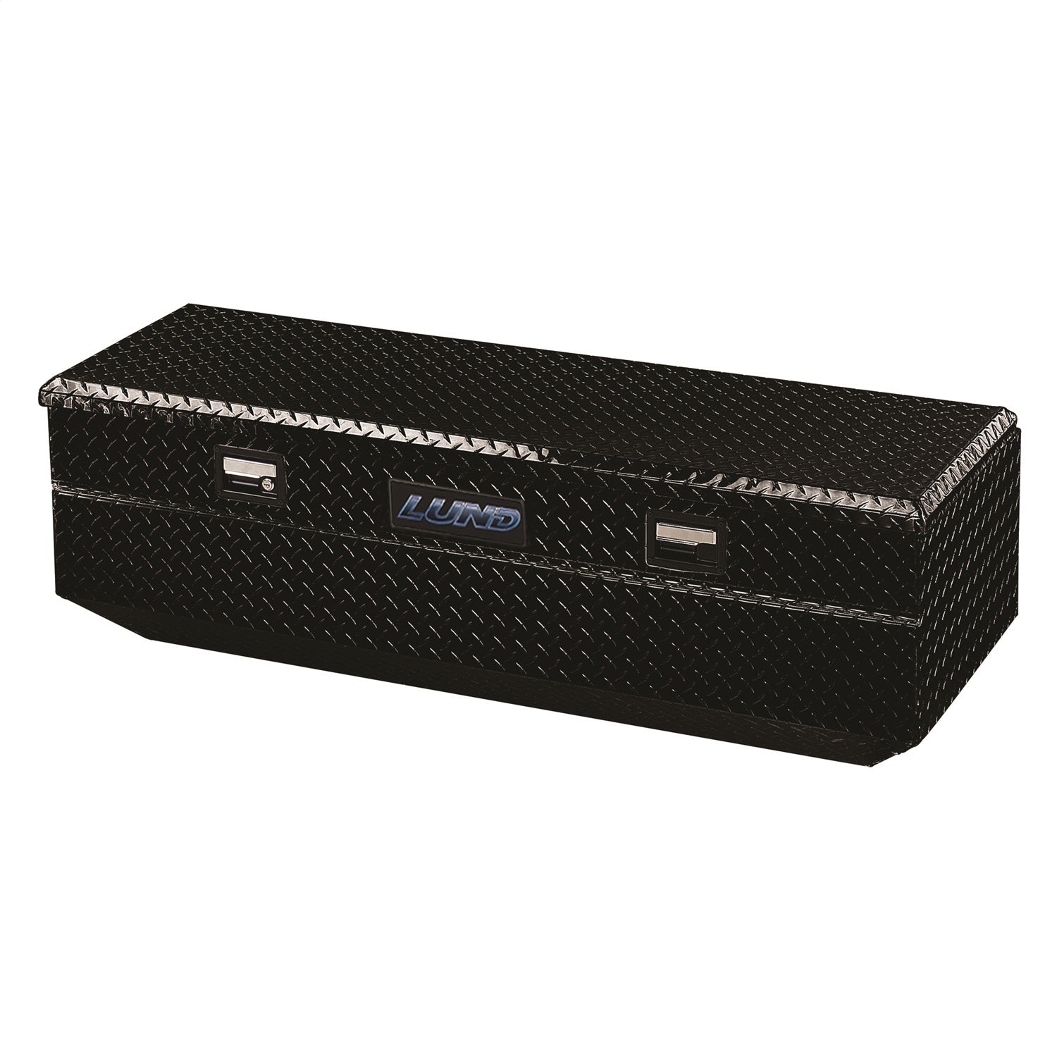 Lund 79460T Aluminum Storage Box; L 60.75 in. x W 20.5 in. x H 18 in.; Black; Flush Mount; Lund 79460T