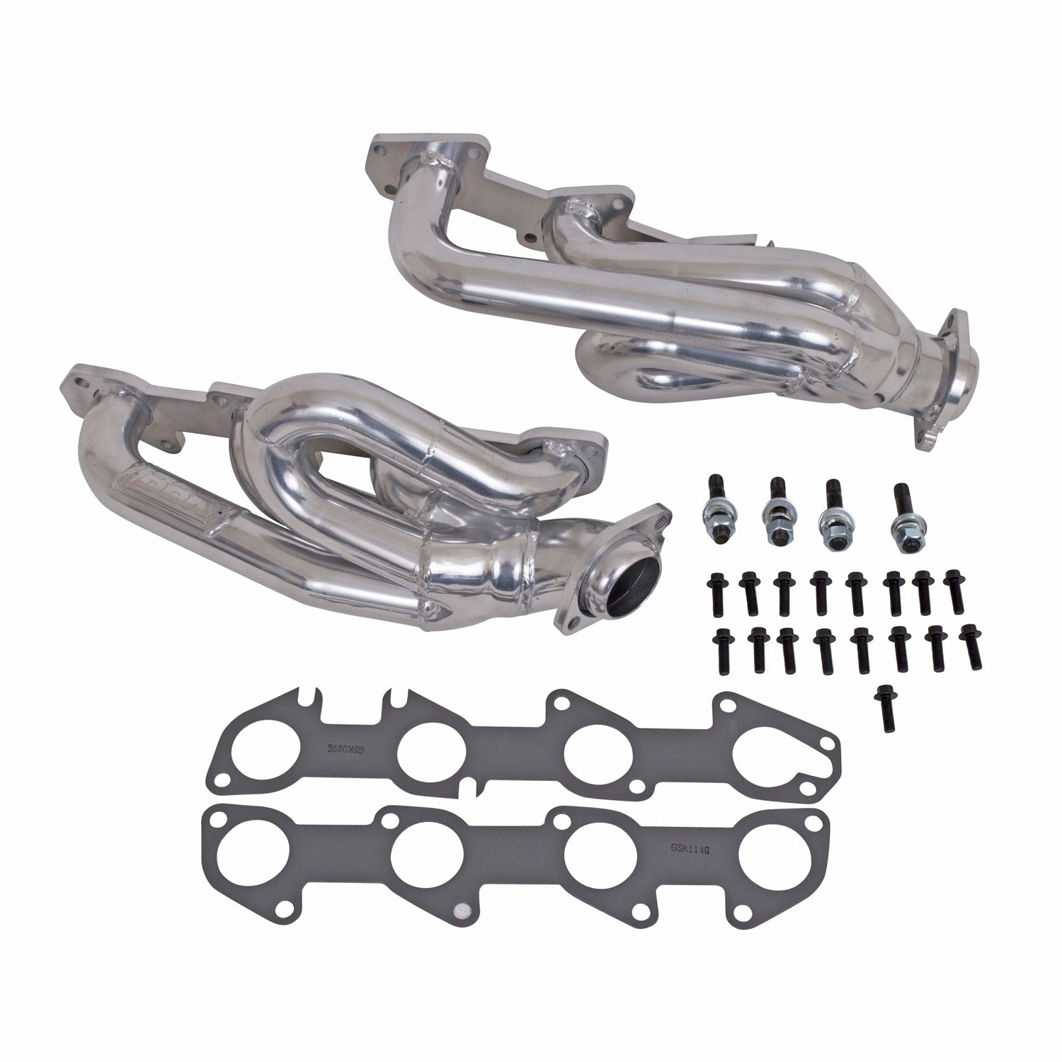 BBK Performance Parts 40090 2003-2008 DODGE RAM 1500 5.7L 1-3/4 SHORTY HEADERS (POLISHED SILVER CERAMIC) BBK Performance Parts 40090