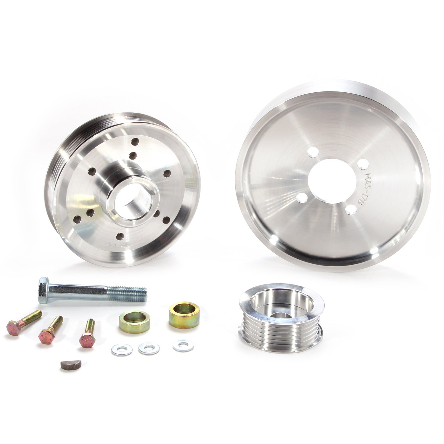 BBK Performance Parts 1559 3pc. Aluminum Pulley Kit - 01-04 GT/Cobra 4.6L BBK Performance Parts 1559