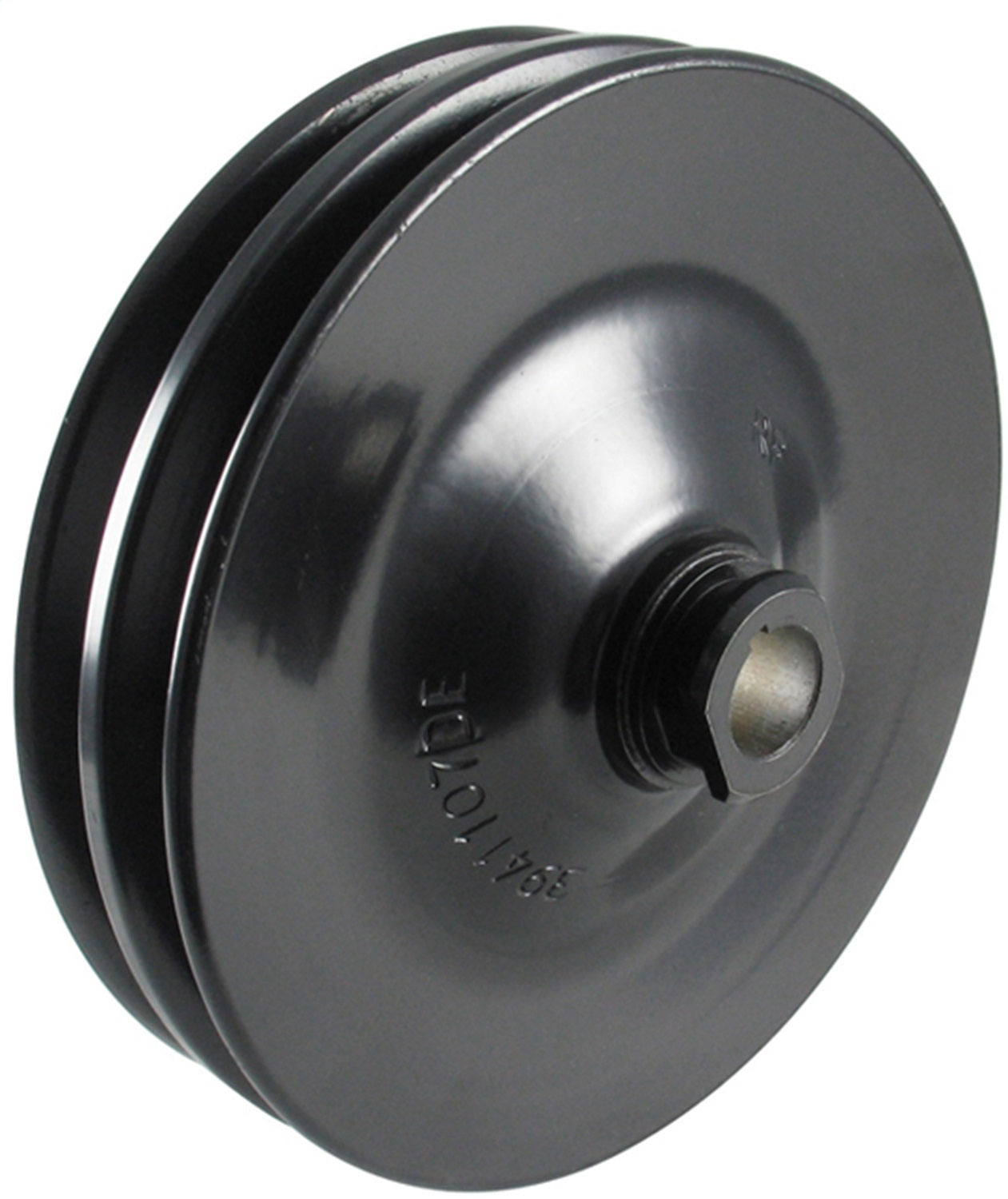 Borgeson 801001 OEM GM Power steering pulley. Steel 2 Row keyway style. Painted black. Borgeson 801001