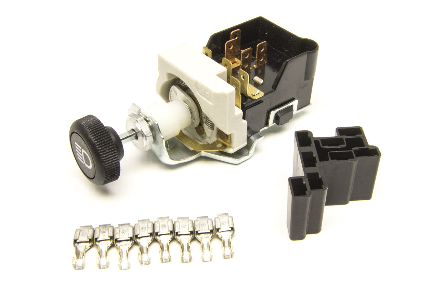 Painless Wiring 80152 Headlight Switch w/GM Style Black Knob Painless Wiring 80152