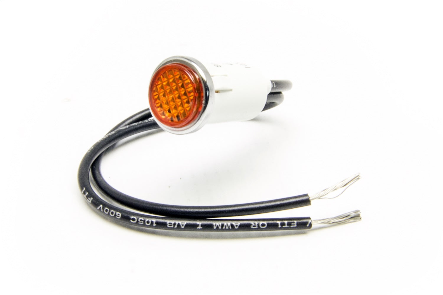 Painless Wiring 80208 LED Dash Indicator Light; 0.5 in.; Amber; Painless Wiring 80208