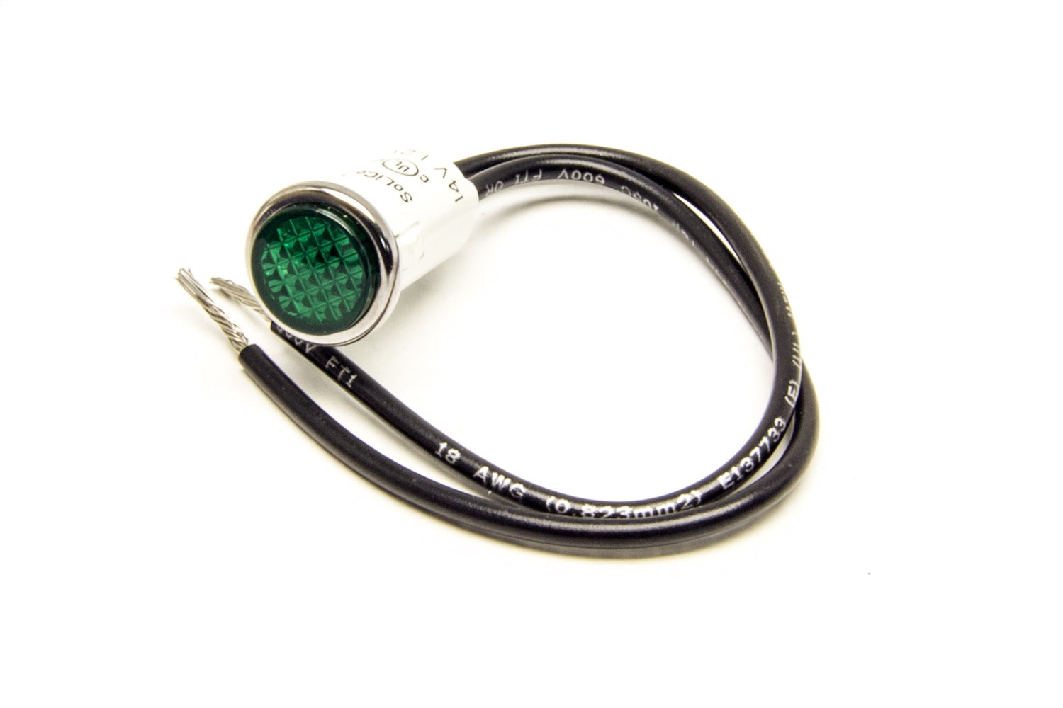 Painless Wiring 80210 LED Dash Indicator Light; 0.5 in.; Green; Painless Wiring 80210