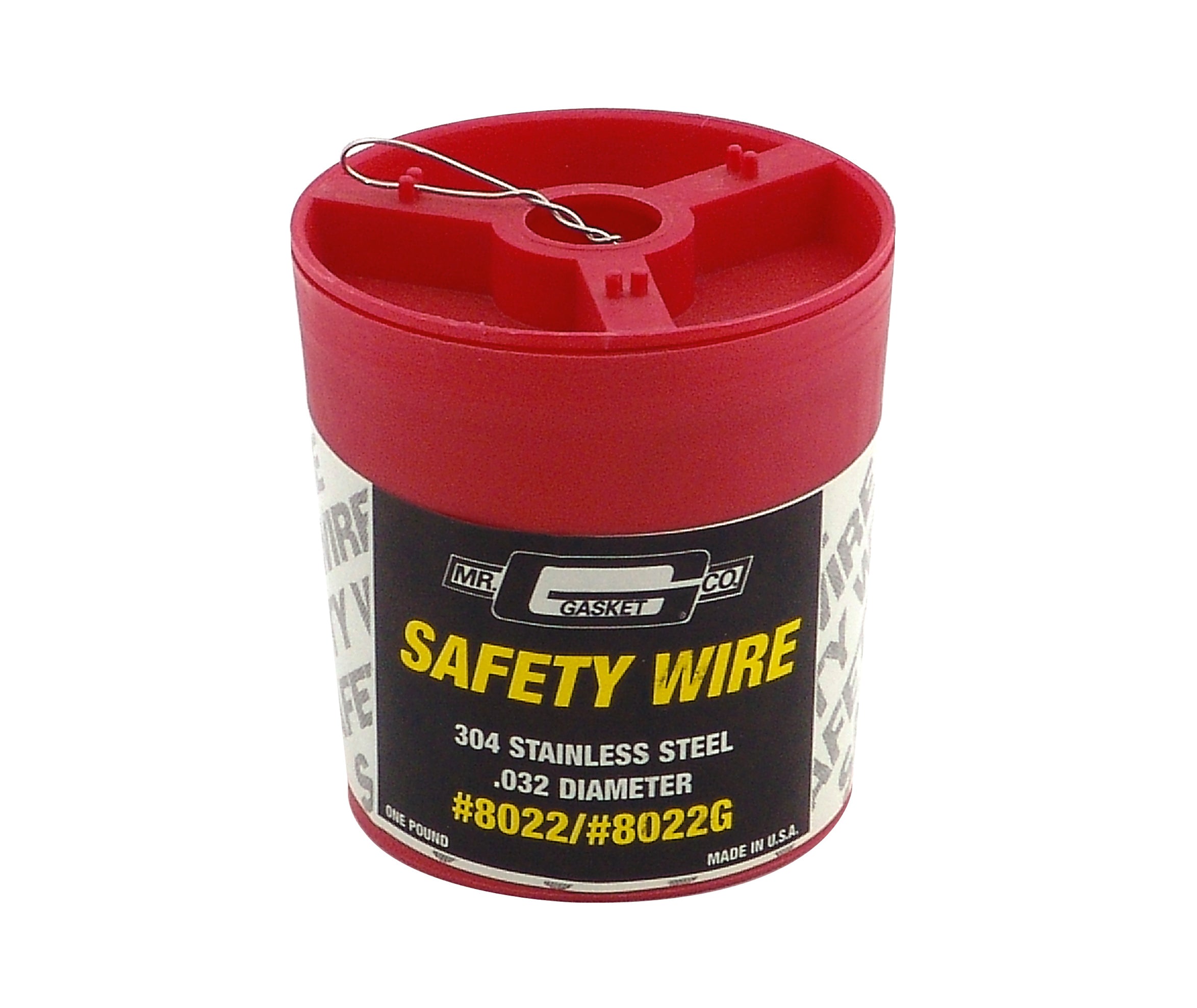 Mr Gasket 8022G Safety Lock Wire; 0.032 in. Dia.; 304 Stainless Steel; Mr Gasket 8022G