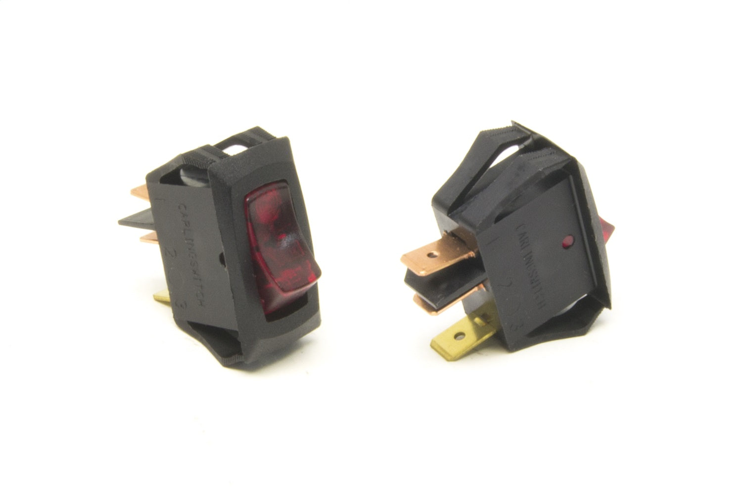 Painless Wiring 80415 Small Rocker Switch; On/Off; Red Light; Painless Wiring 80415