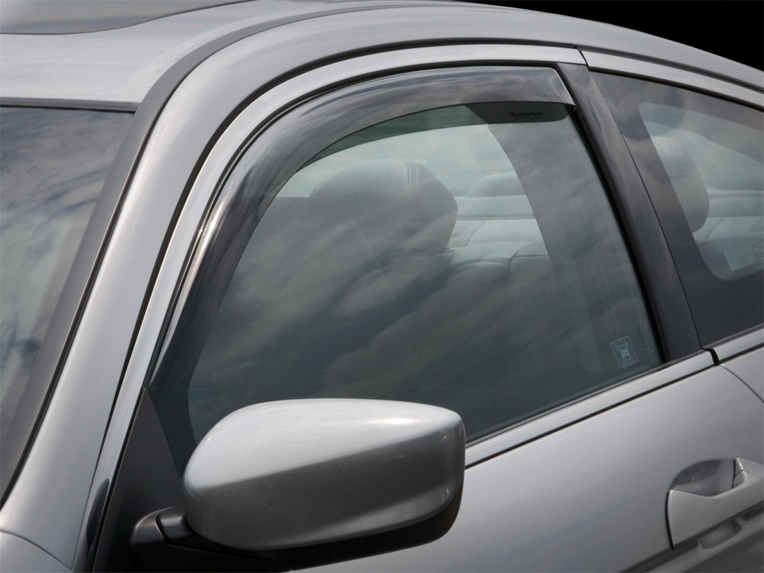 Weathertech 82474IM Side Window Deflector; Front And Rear; Dark Tint; Weathertech 82474IM