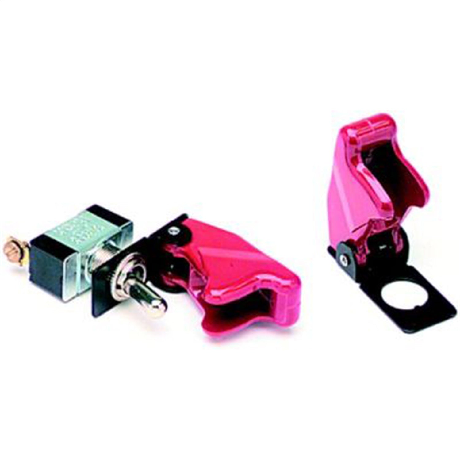 Painless Wiring 80521 Aircraft Switch Cover; Red; Fits All Toggle Switches; Painless Wiring 80521