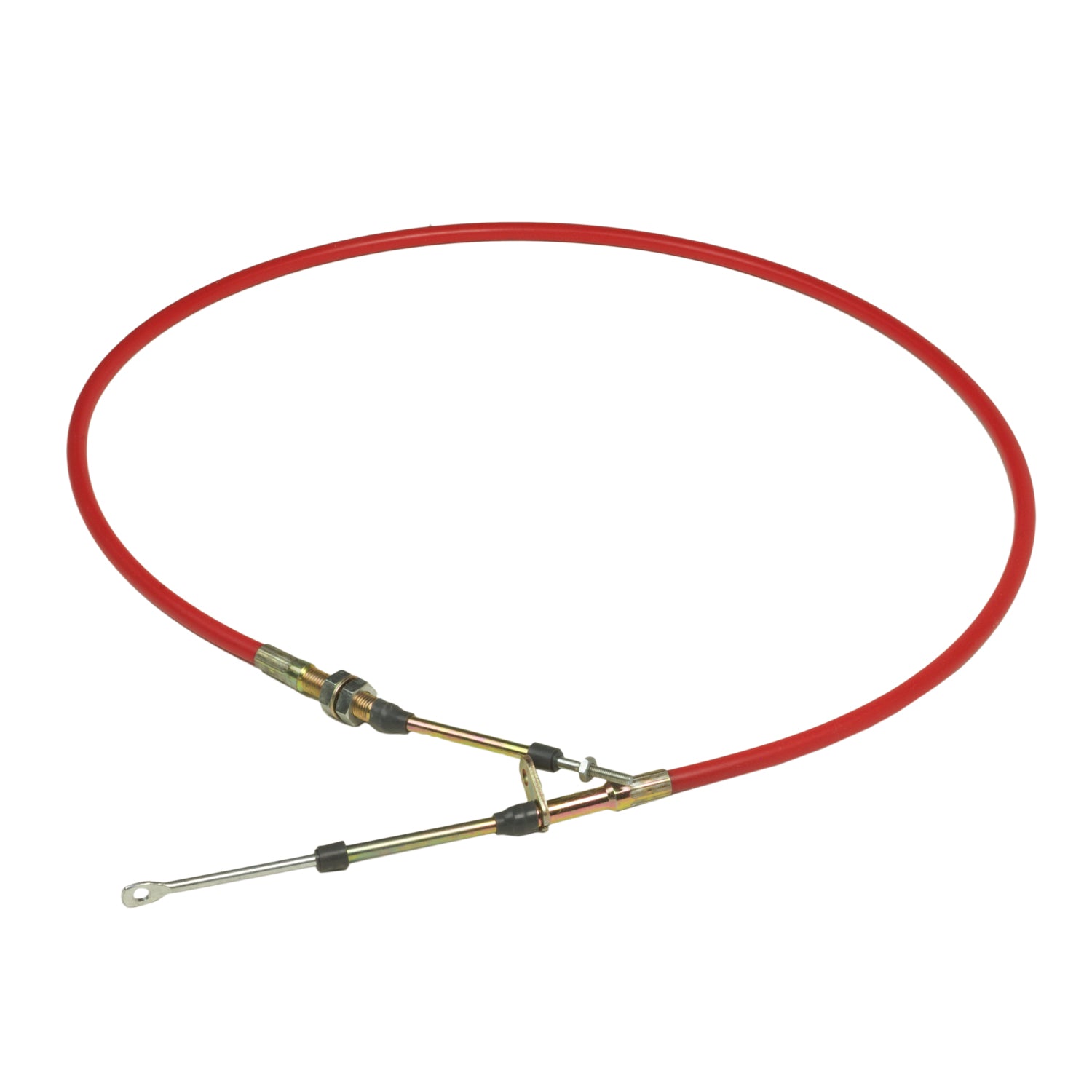 B&M 80833 Super Duty Race Shifter Cable; 5 ft.; Eyelet/Threaded; B&M 80833