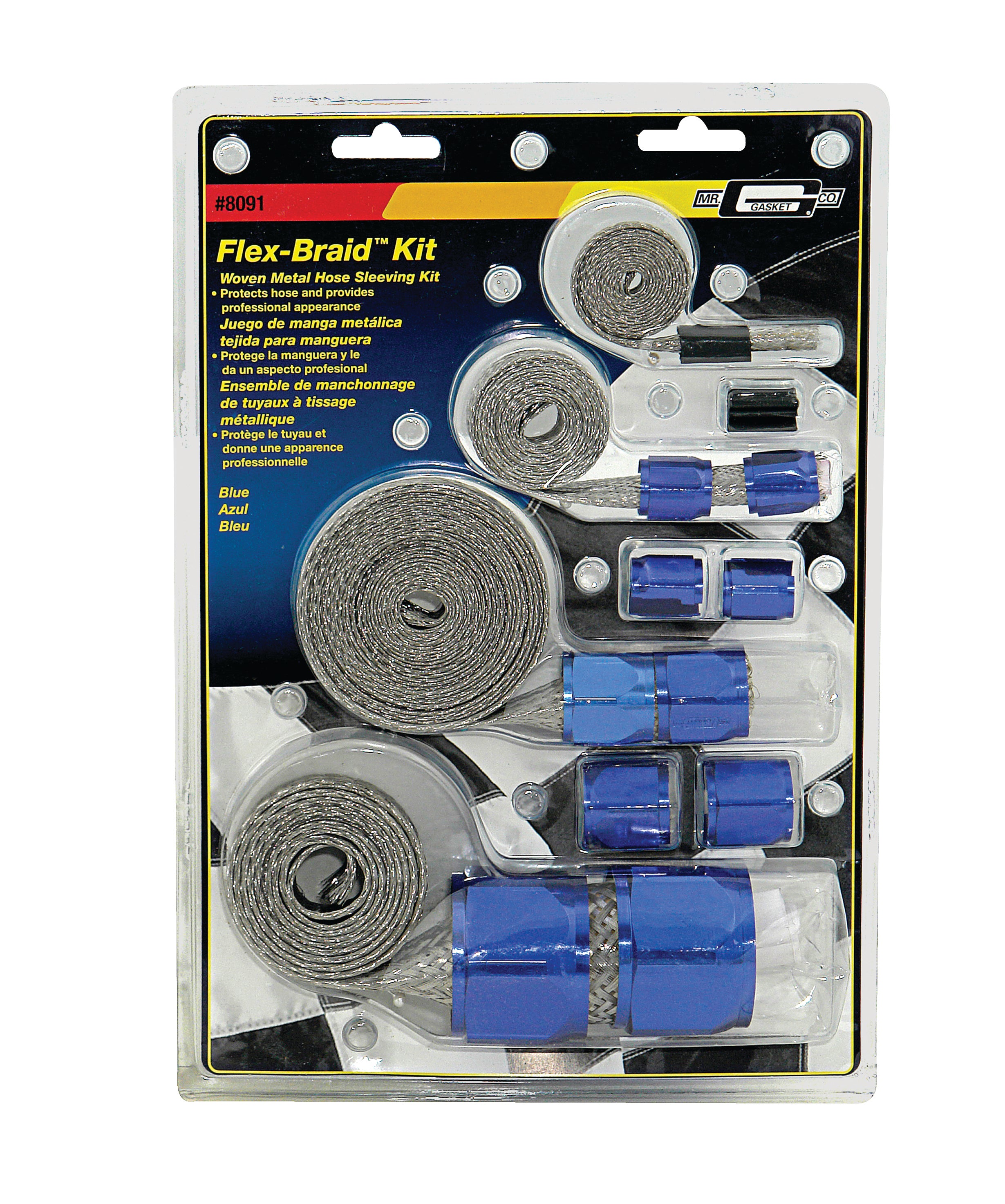 Mr Gasket 8091 Flex-Braid Hose Sleeving Kit Mr Gasket 8091