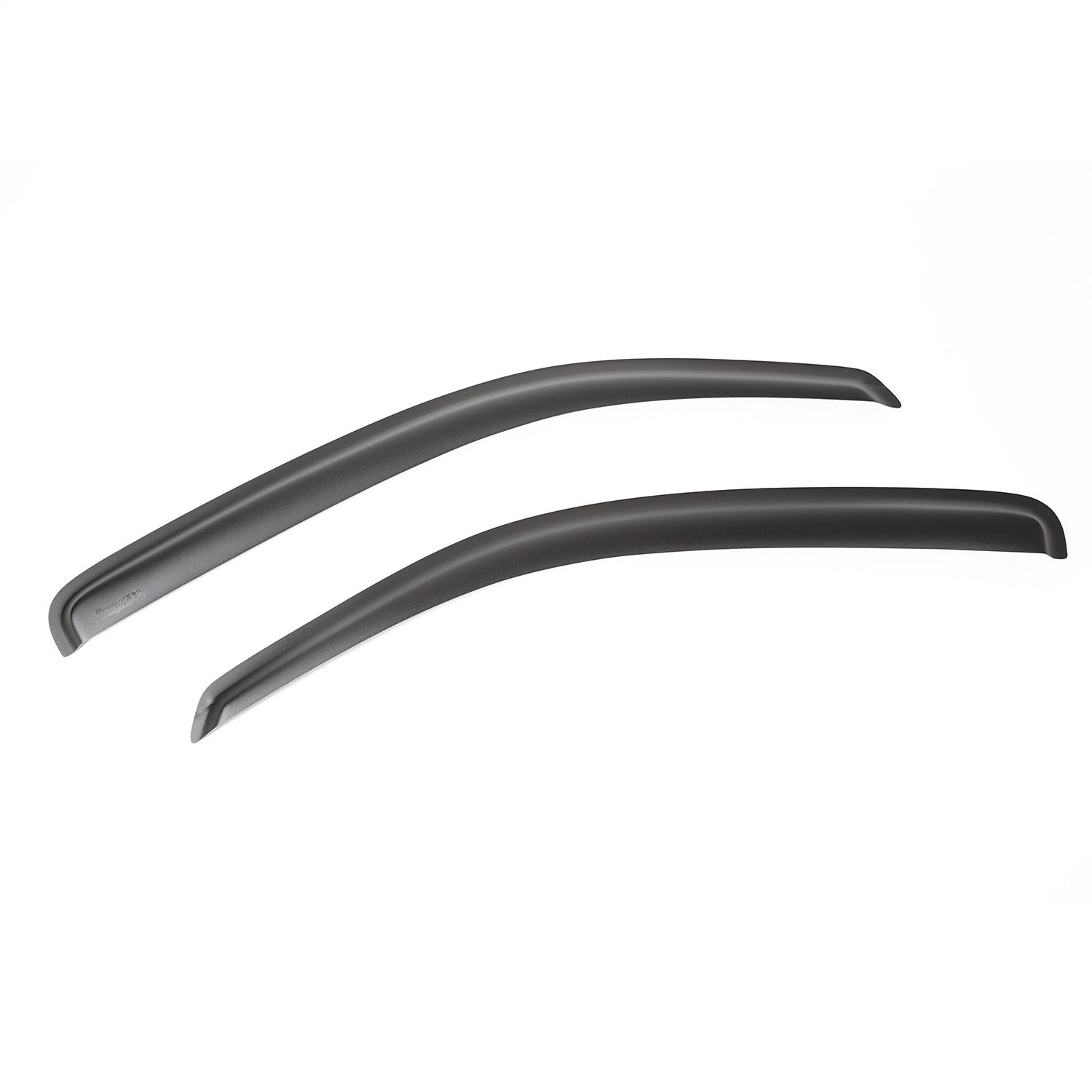Rugged Ridge 81349.10 Window Visor; Front; 2 pc.; Matte Black; Rugged Ridge 81349.10