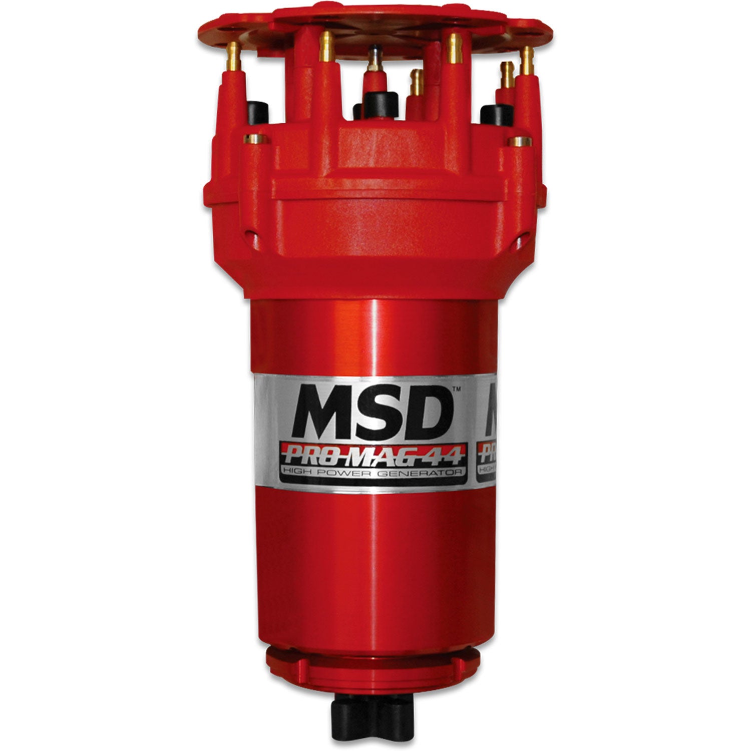 Pro Mag 44 Amp Generator, CCW Rotation, Red, Pro Cap, Band Clamp