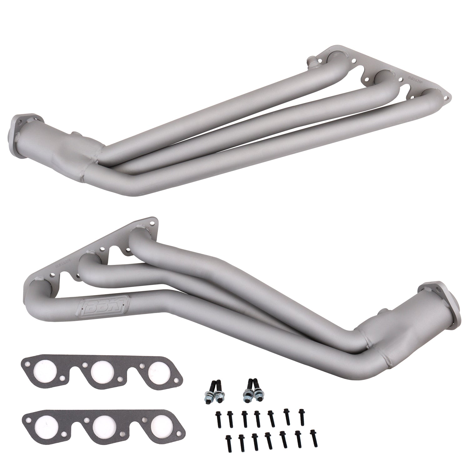 1999-2004 FORD MUSTANG V6 1-5/8" LONG TUBE HEADERS (POLISHED SILVER CERAMIC)
