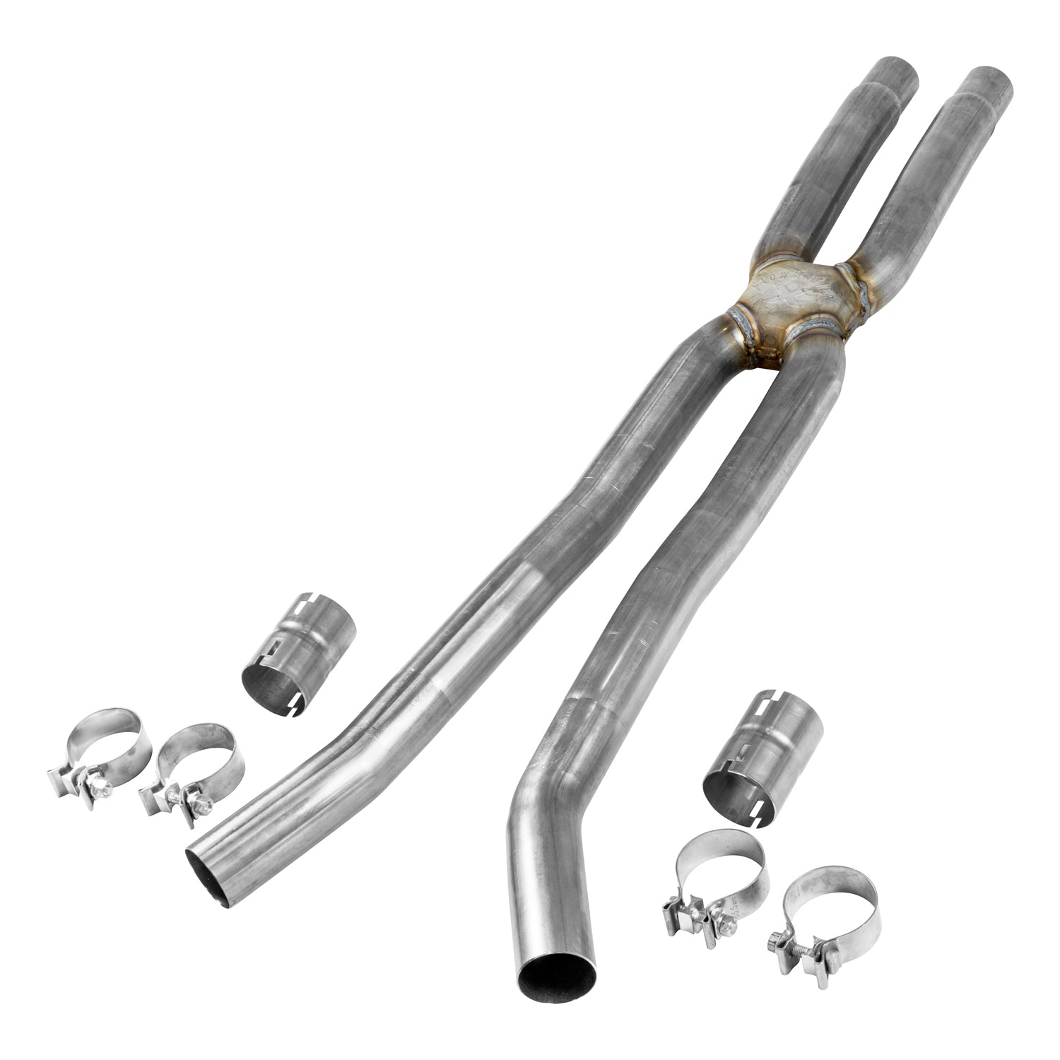 Flowmaster 817817 Scavenger X-Pipe Kit; 2.5 in.; 409 Stainless Steel; Flowmaster 817817