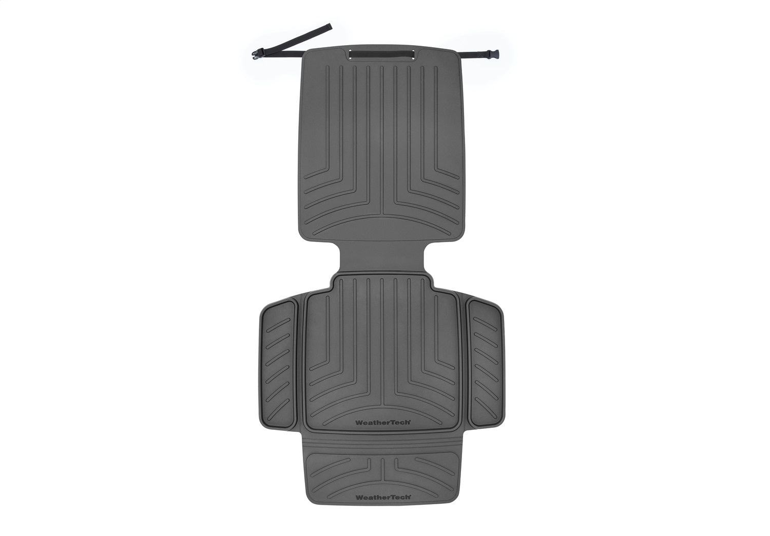 Weathertech 81CSBP01BK Child Car Seat Protector; Black; w/Seat Back; Weathertech 81CSBP01BK