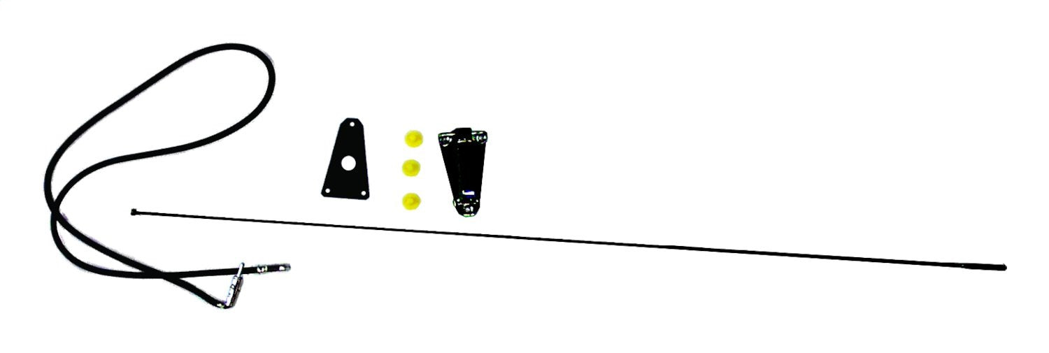 Crown Automotive Jeep Replacement 82200683K Antenna Kit; Incl. Mounting Bracket; Black; Crown Automotive Jeep Replacement 82200683K