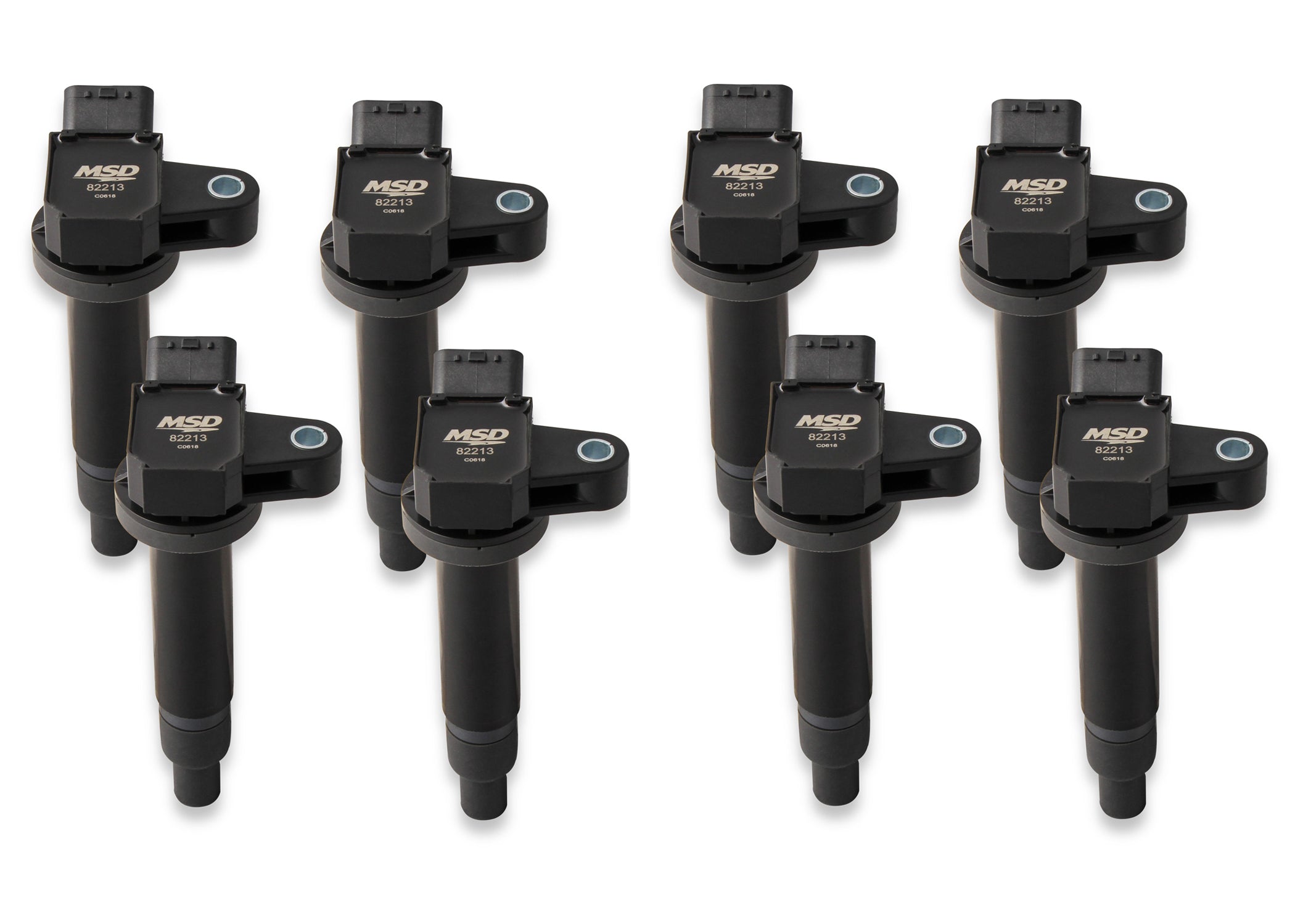 MSD Ignition Coil - Blaster Series - Toyota/Lexus V8 - 4.3L/4.7L - Black- 8-Pack