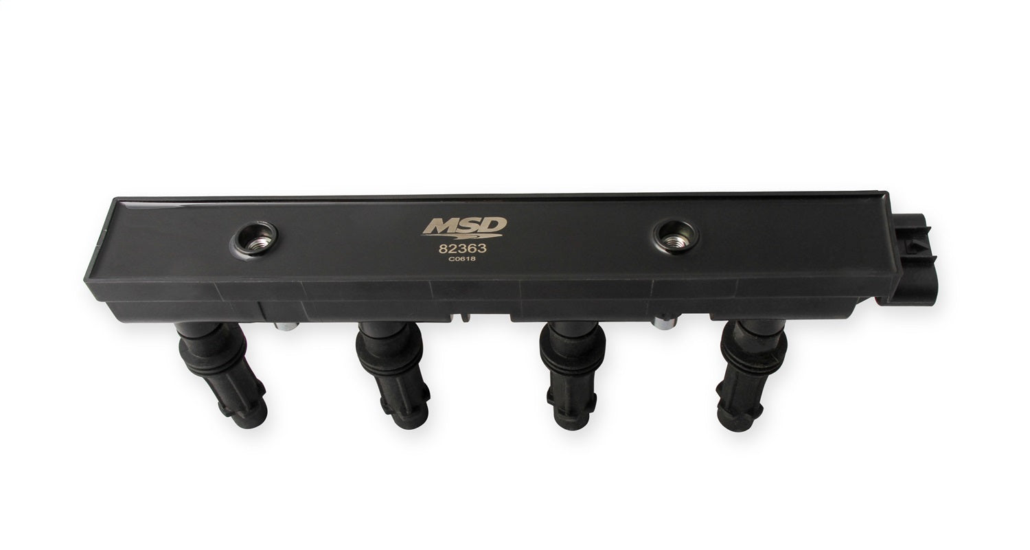 MSD 82363 Blaster Direct Ignition Coil; Direct Bolt-In Replacement; Black; Single Pack; MSD 82363