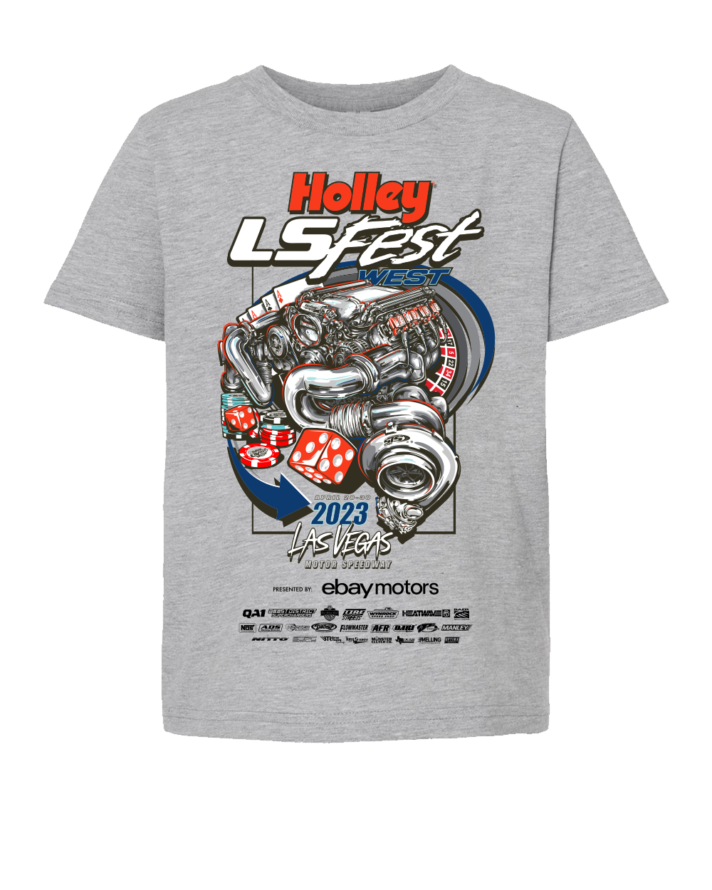 Holley 10441-SMHOL 2023 LS Fest West Main Event Tee