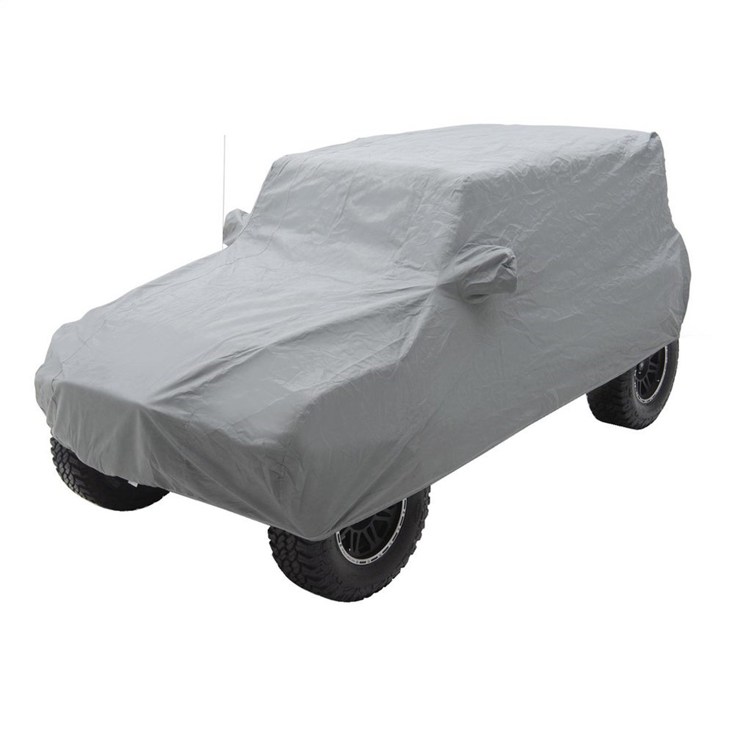 Jeep Cover; Incl. Heavy Duty Grommet Bag; Lock; Cable; No Drill Installation; Smittybilt 835