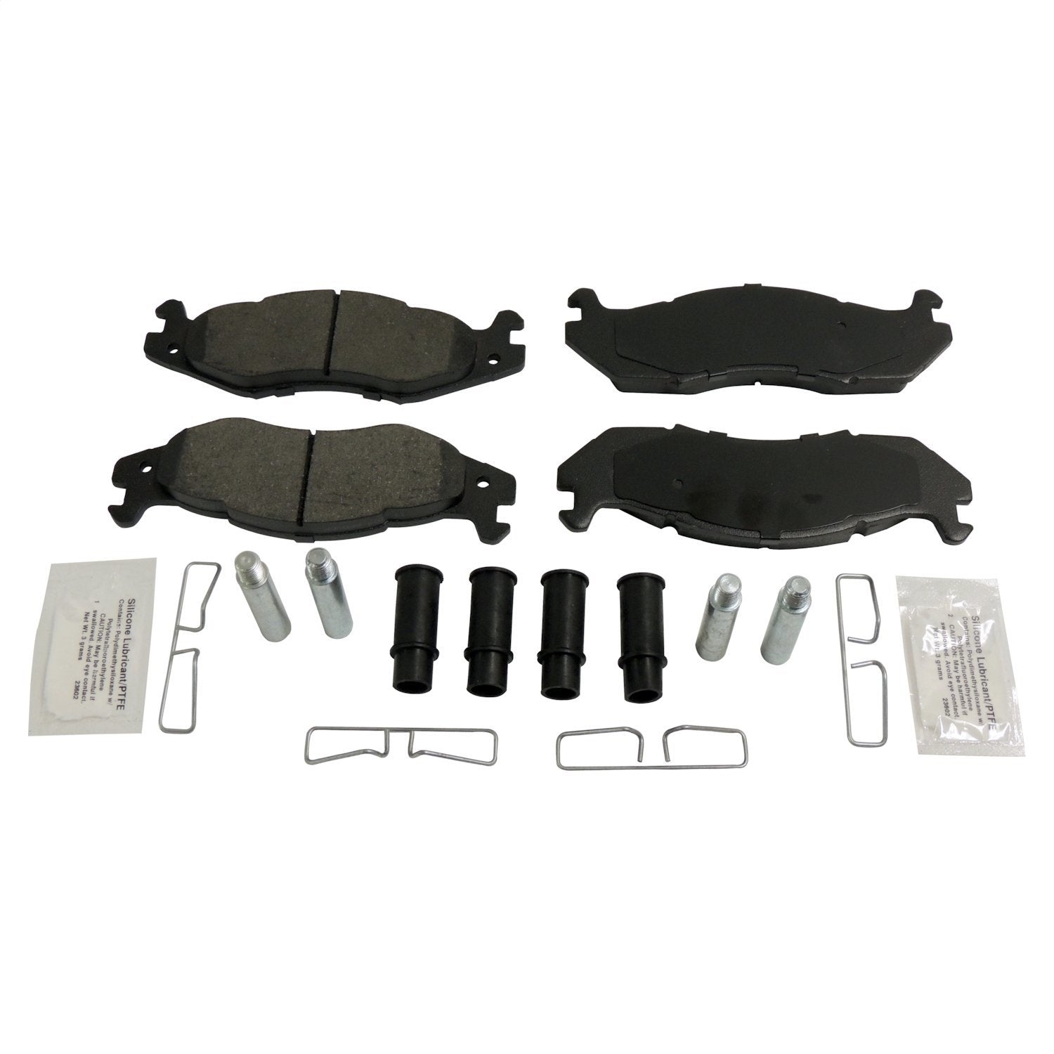 Crown Automotive Jeep Replacement 83501167MK Brake Pad Master Kit; Incl. Titanium Pad Set/Caliper Bushings/Clips/Bolts; Crown Automotive Jeep Replacement 83501167MK