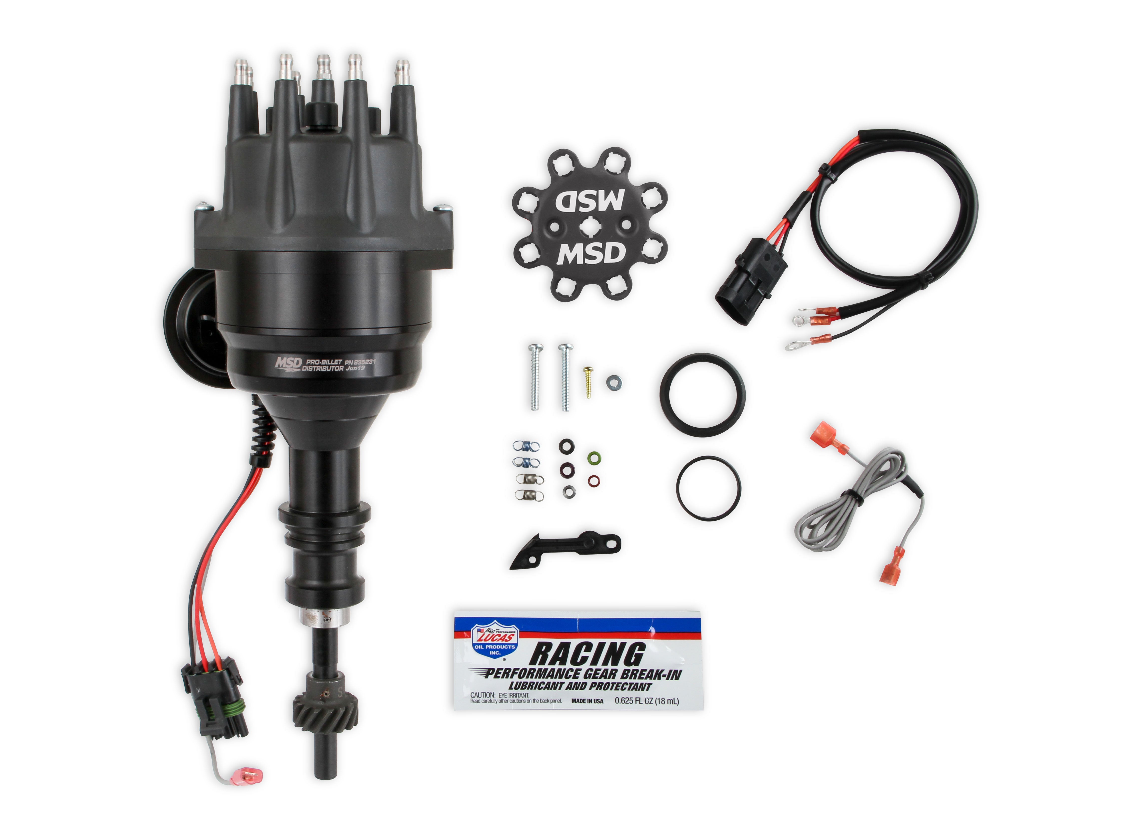MSD 835231 SBF 289/302 RTR Distributor w/Steel Gear MSD 835231