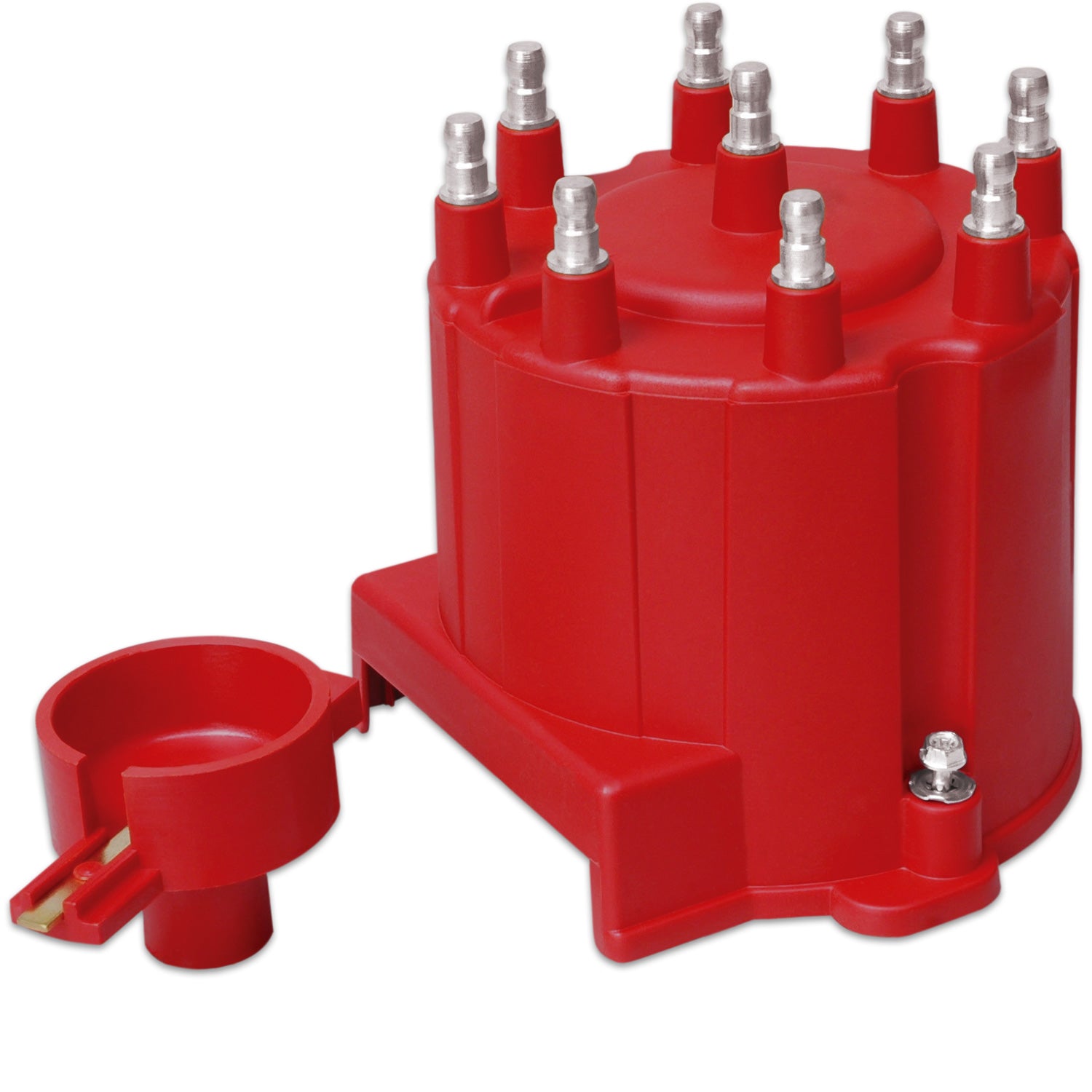 MSD 8406 Distributor Cap And Rotor Kit; External Coil; Red; MSD 8406