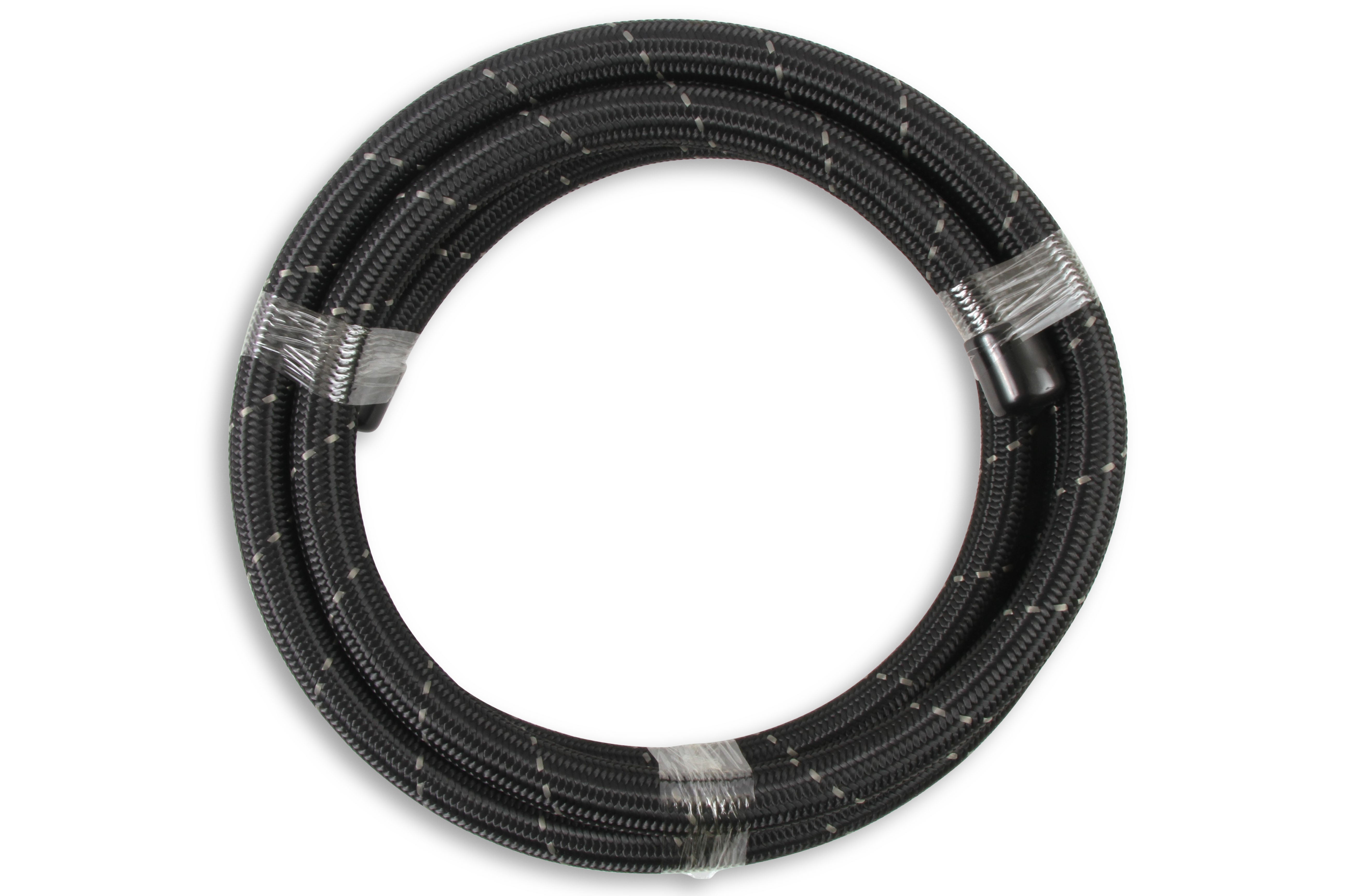 Mr. Gasket Black Nylon Braided Hose 12 AN - 10 Feet