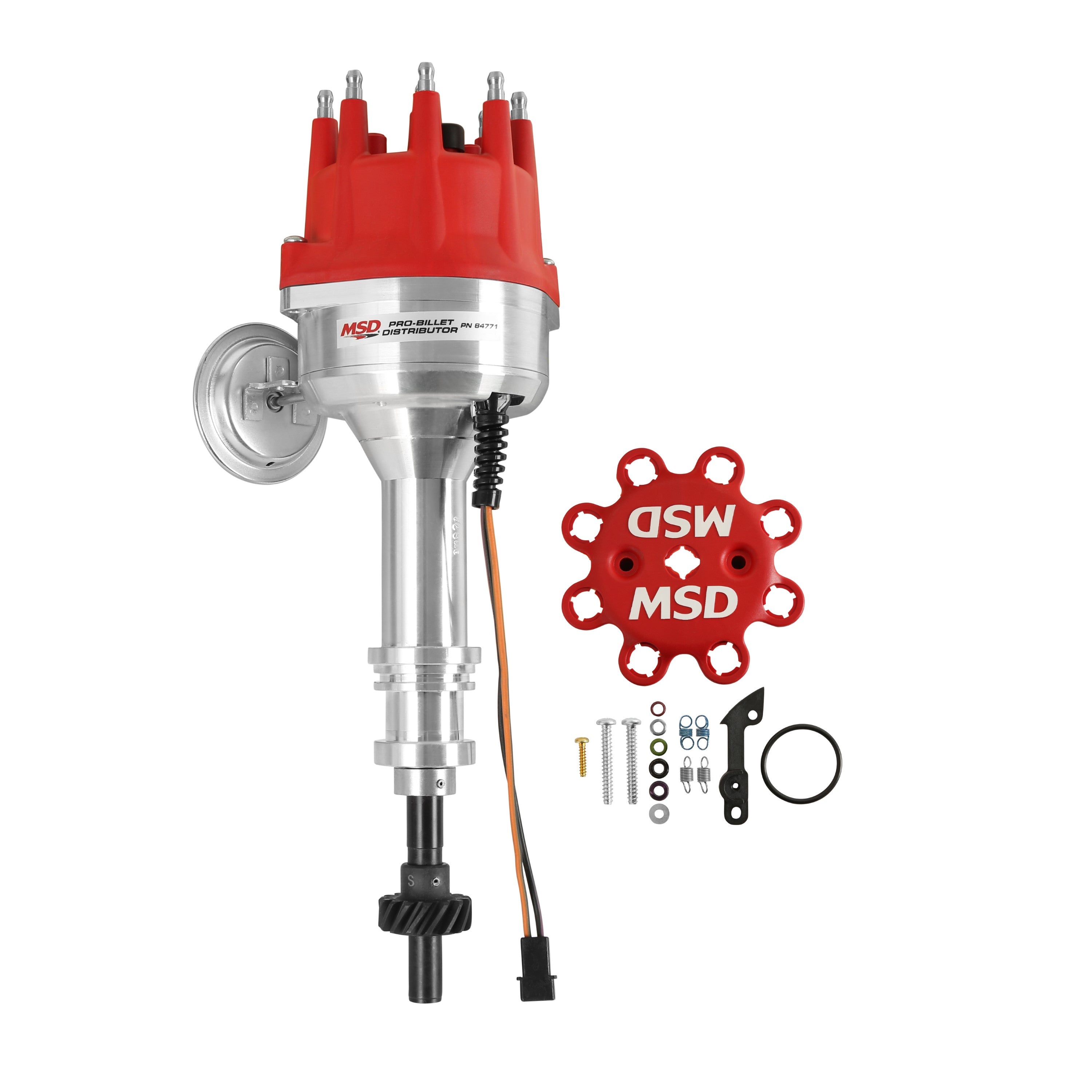 Ford 351C-460 Street Pro-Billet Distributor w/Steel Gear