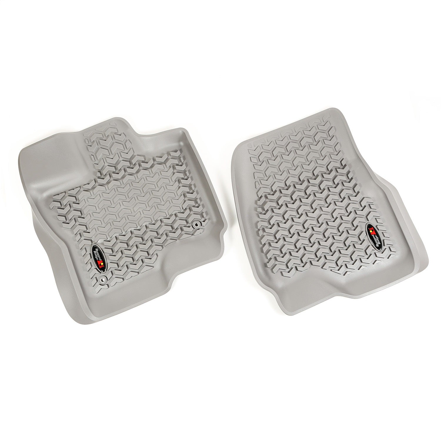 Rugged Ridge 84902.33 Floor Liner; Front; Gray; Pair; Rugged Ridge 84902.33