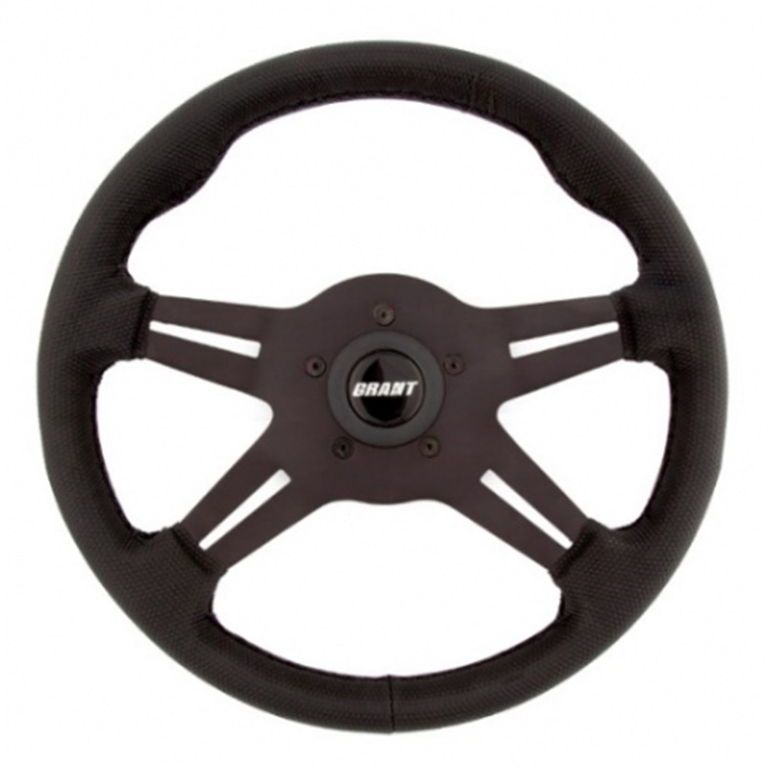 Grant 8510 Gripper Series Sure Grip Steering Wheel; 13 in.; 3 Spoke; Black; Grant 8510