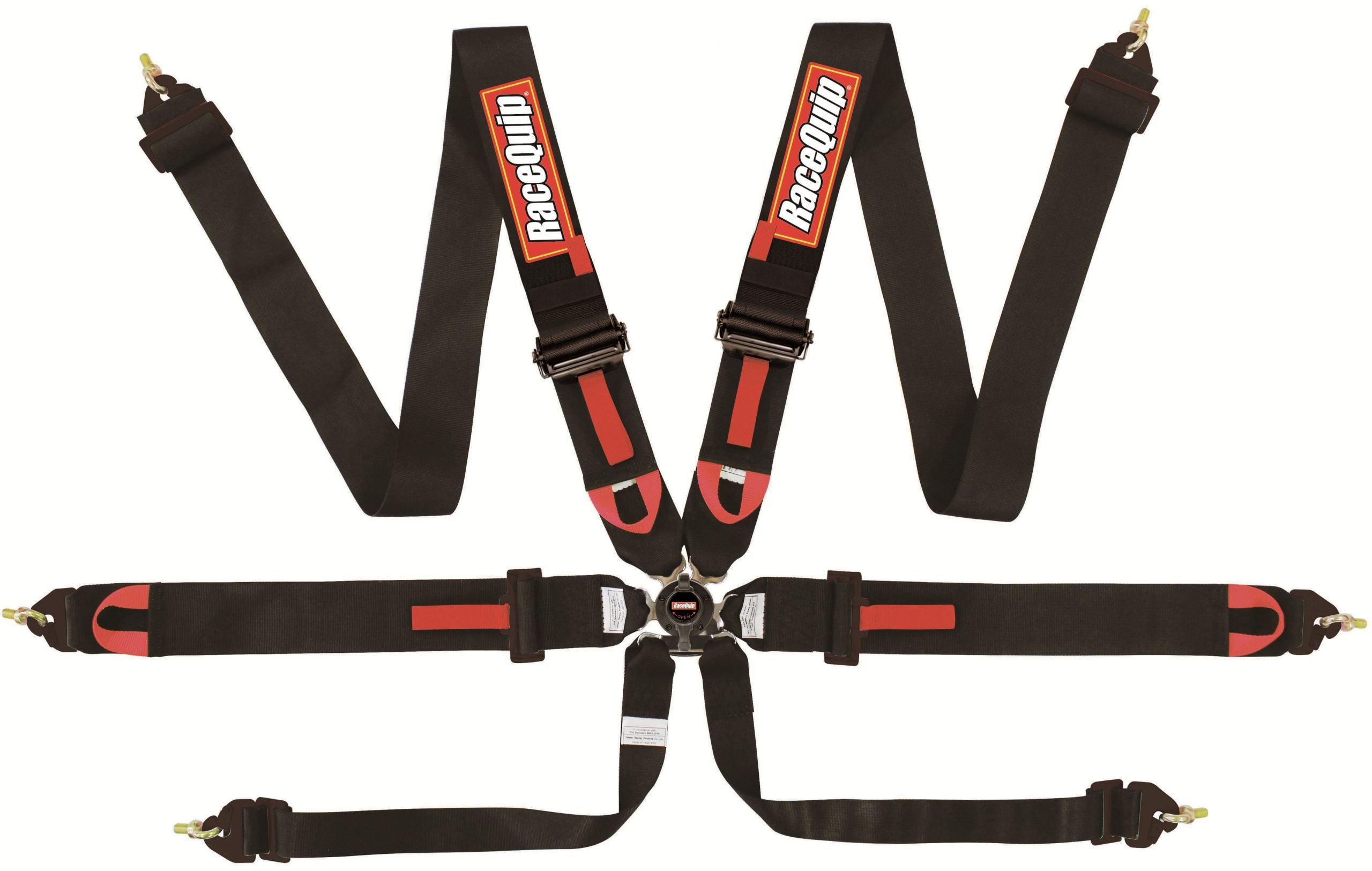 Racequip 851001RQP RaceQuip FIA 6 Point Camlock Harness Set Racequip 851001RQP