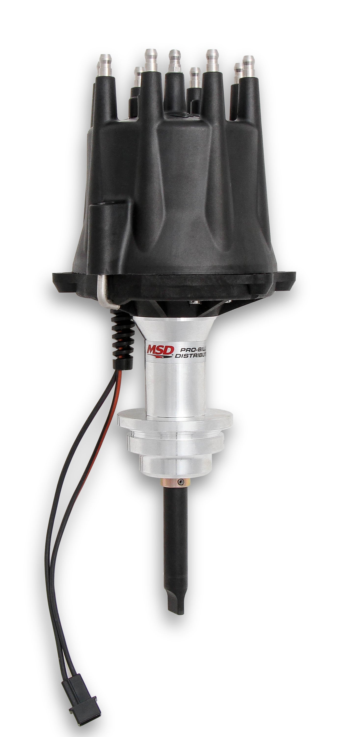 MSD 85345 SBM 318-360 Distributor Pro-Billet w/Black Cap MSD 85345