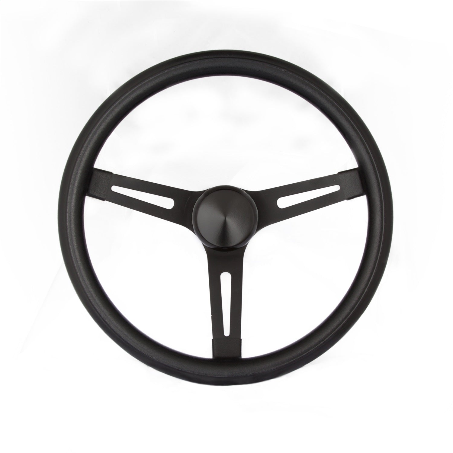 Grant 8541 GT Rally Steering Wheel; 13.75 in. Diameter; Black Rim; 3-Spoke; Black Spokes; Grant 8541
