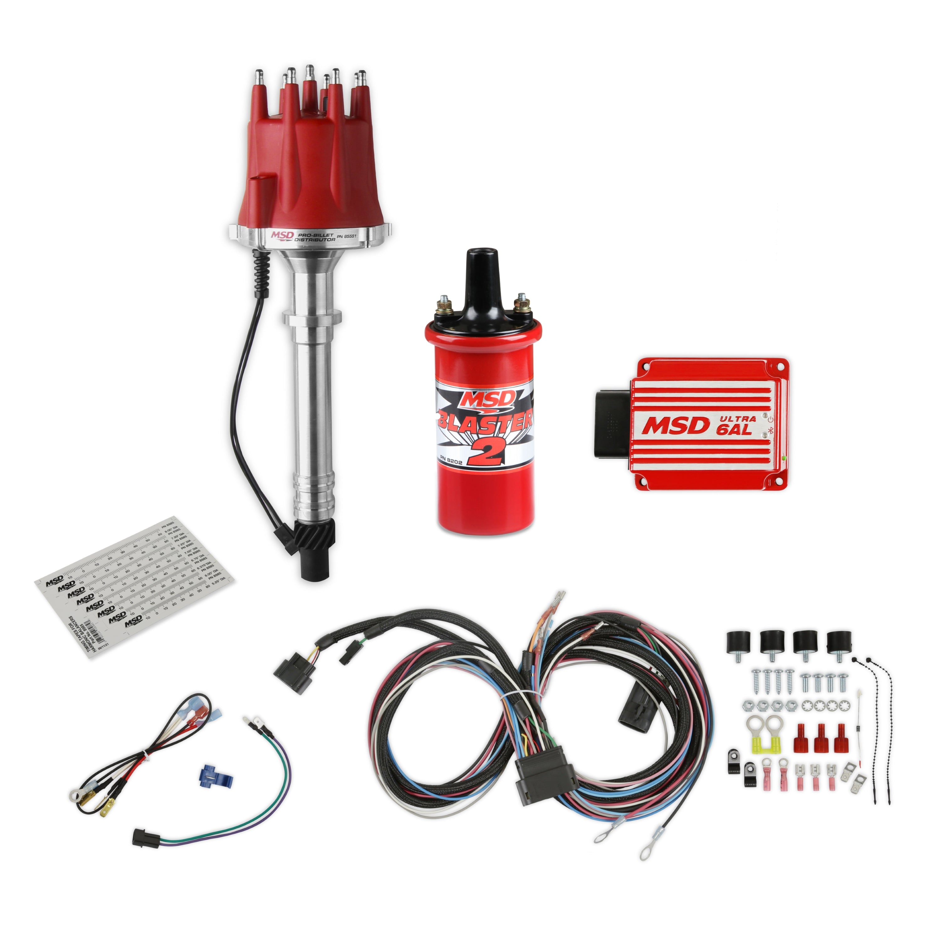 MSD 85551K Pro-Billet Ignition Bundle SBC/BBC MSD 85551K